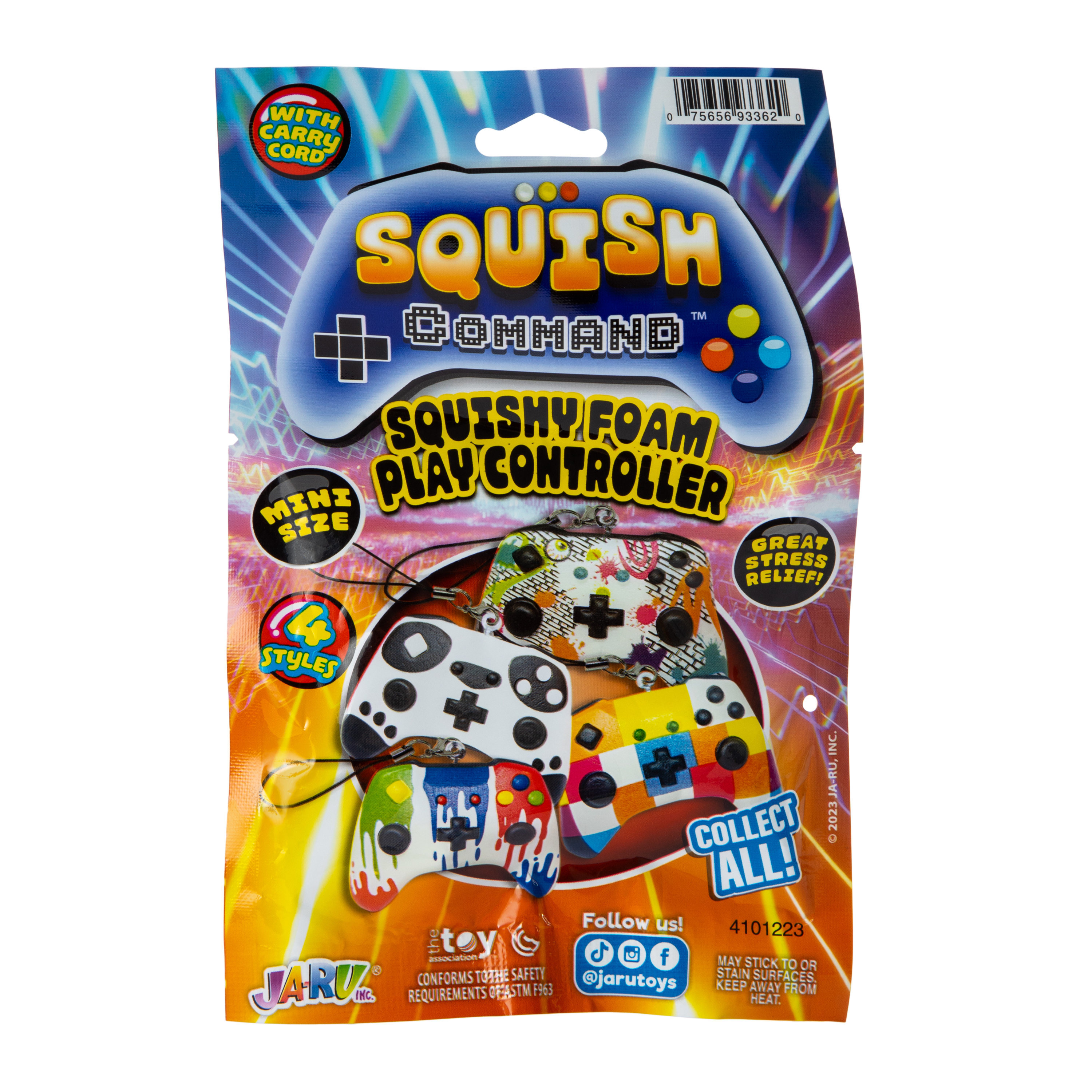 Squish Command™ Mini Squishy Foam Play Controller (Styles May Vary)