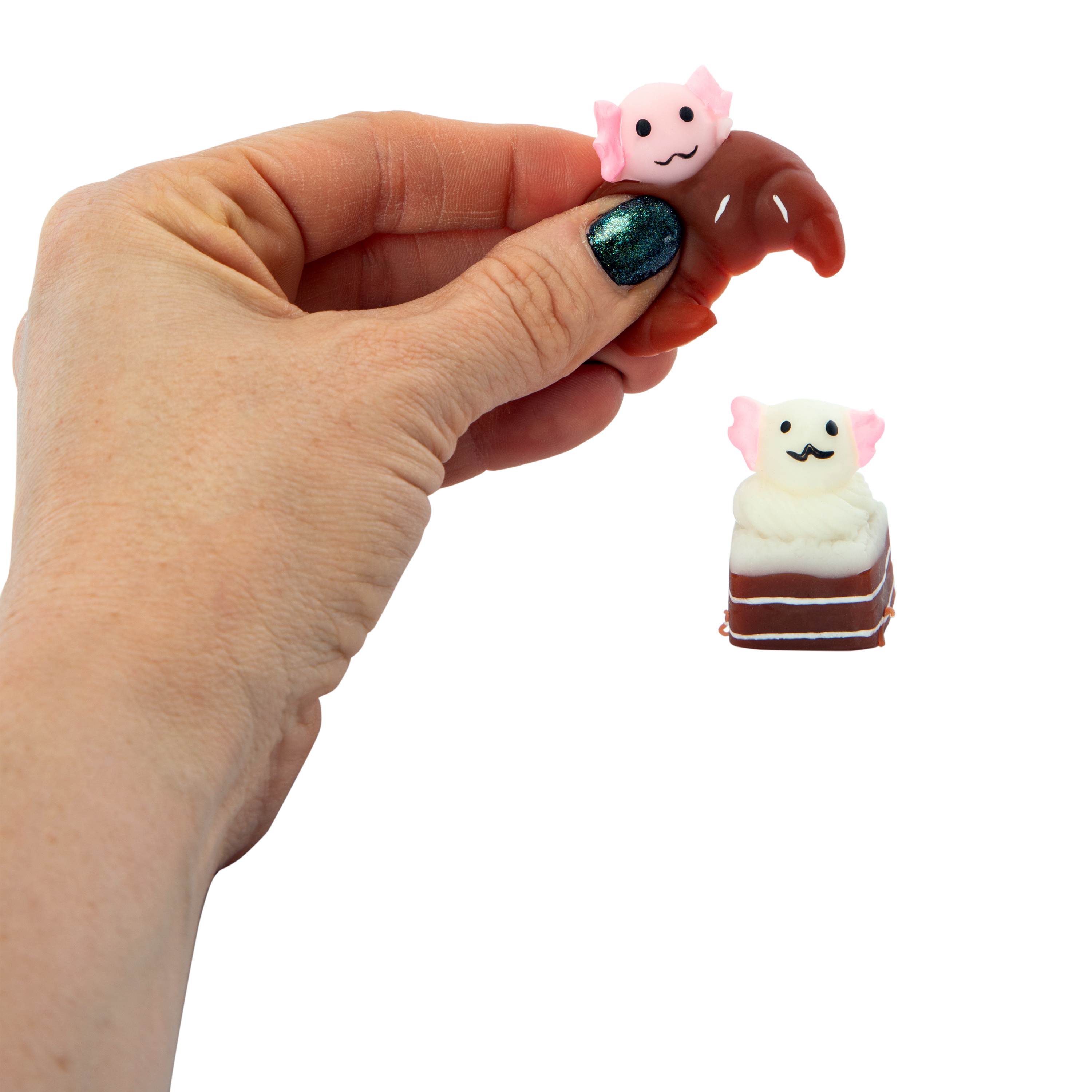 Ugly Cute™ Axolotl Squish Toy 2-Count (Styles May Vary)