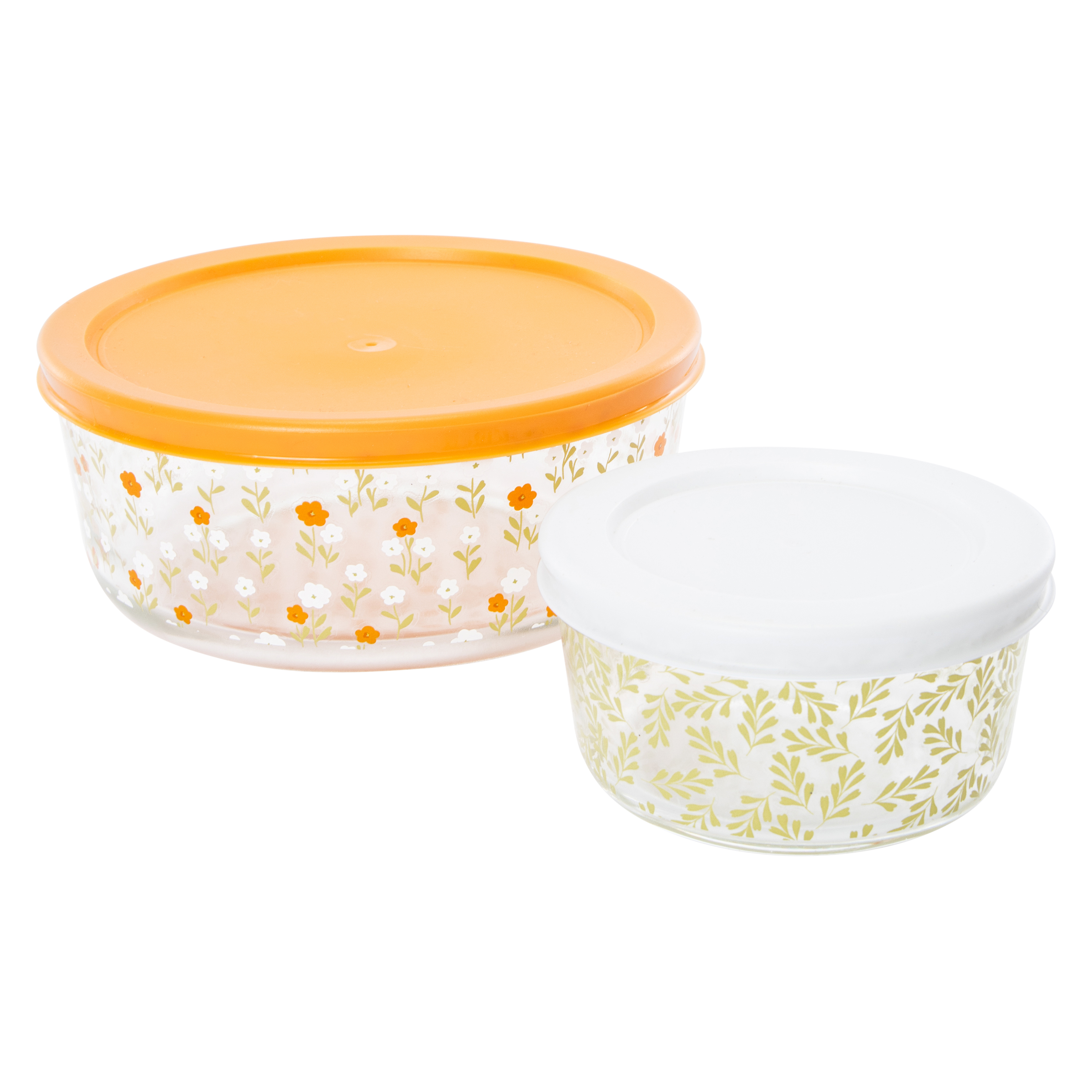 Printed Food Storage Containers Set 2-Count