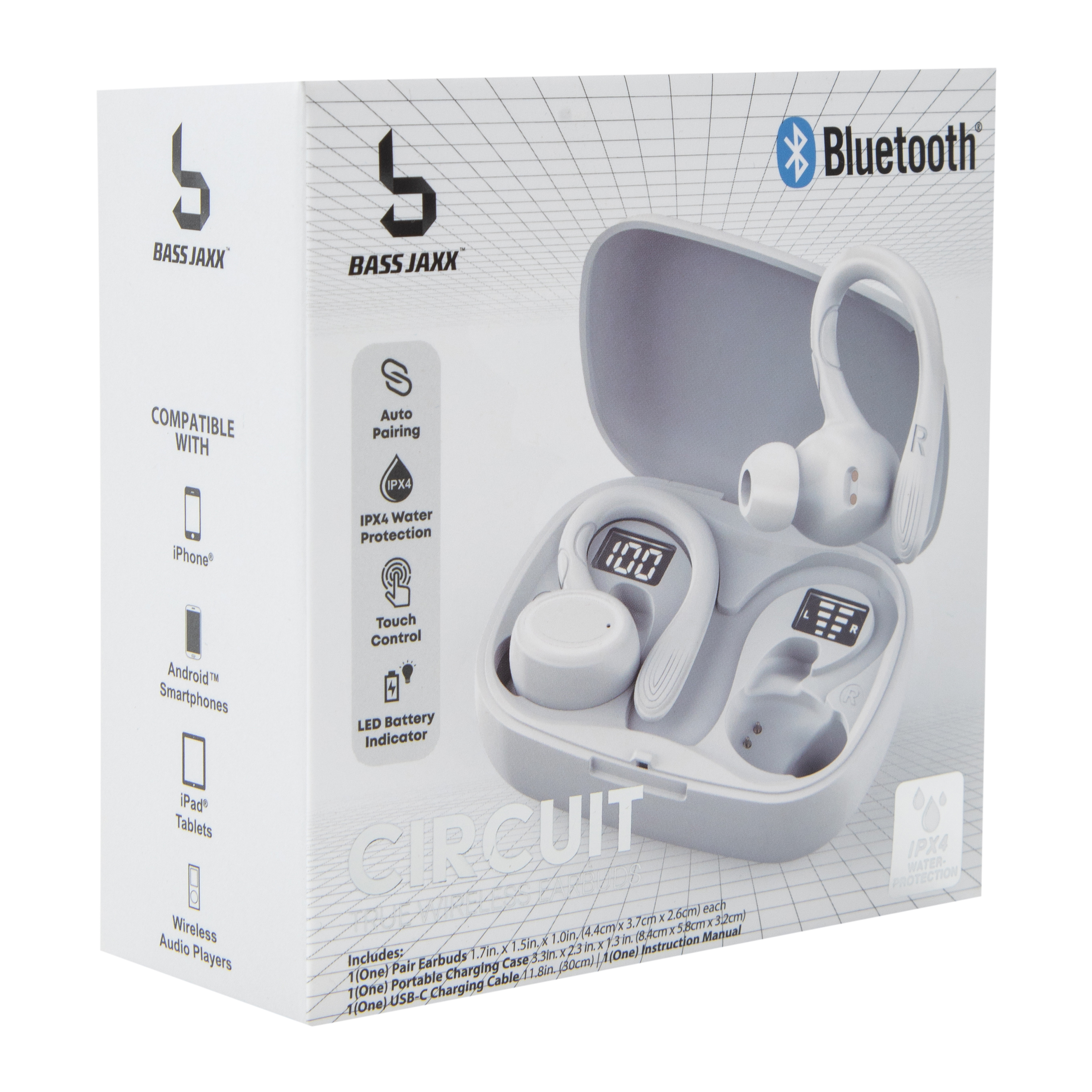 Bluetooth Earphones Five Below True Wireless Earbuds Water - Main Image