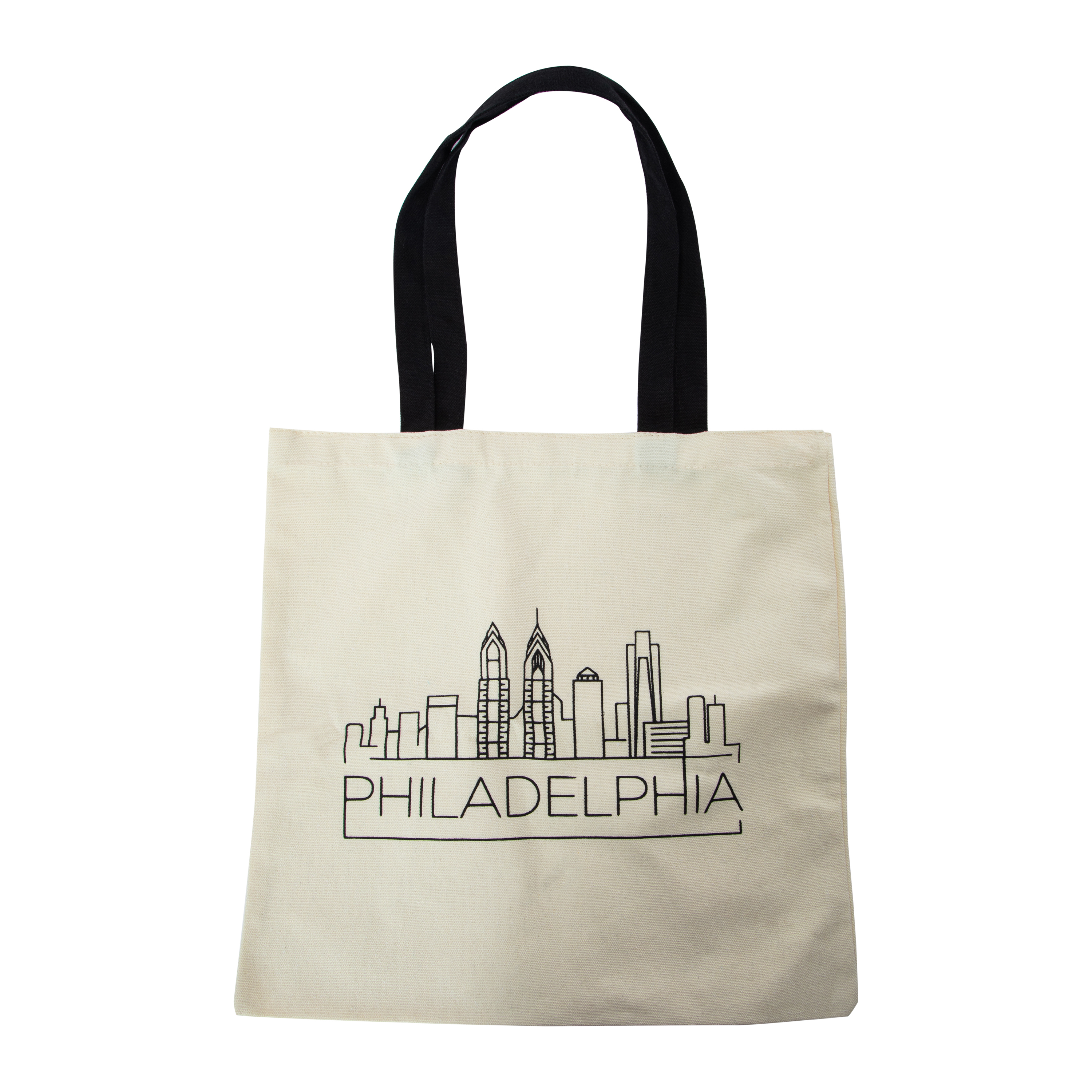 Philadelphia Skyline Tote Bag 15.75in x 15.75in