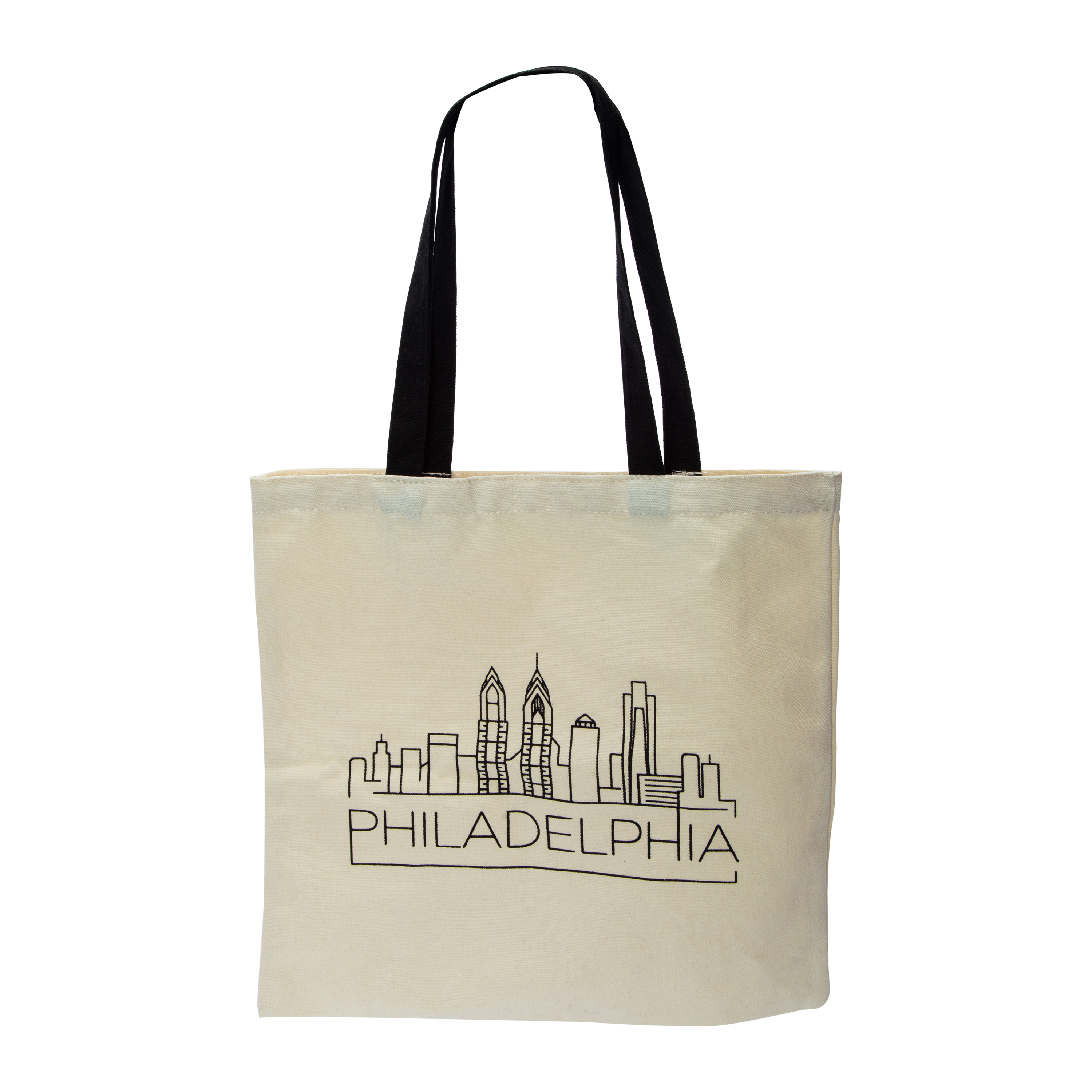 Philadelphia Skyline Tote Bag 15.75in x 15.75in