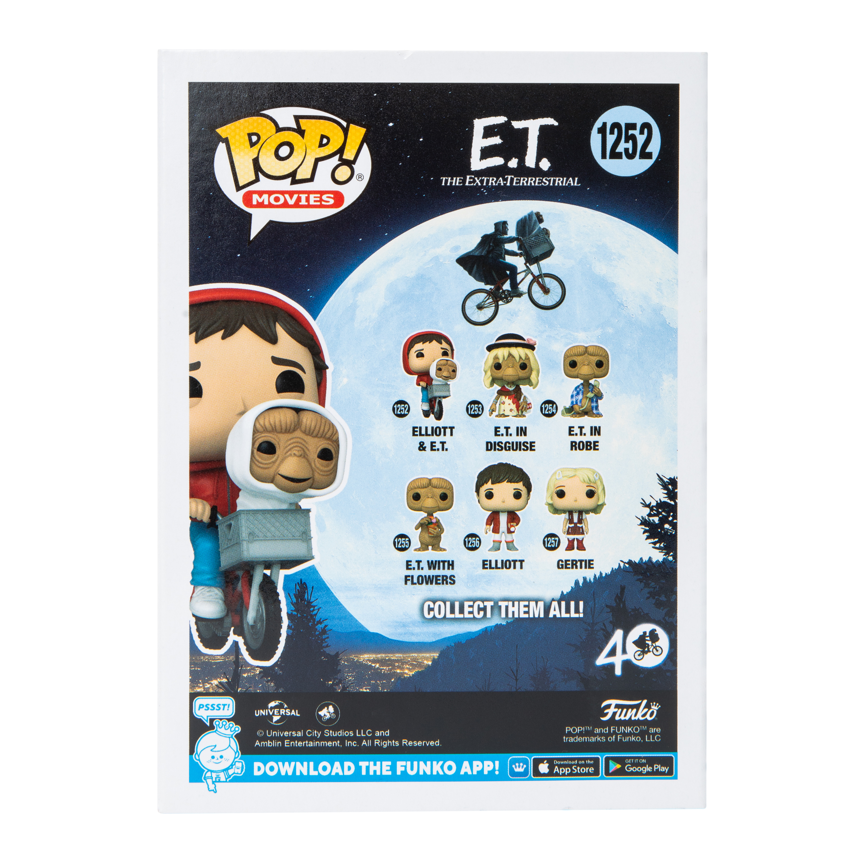 超レア商品!!! funko pop エリオット&E.T. E.T. & Elliott Funko Glow in the Dark Pop! Vinyl Figure