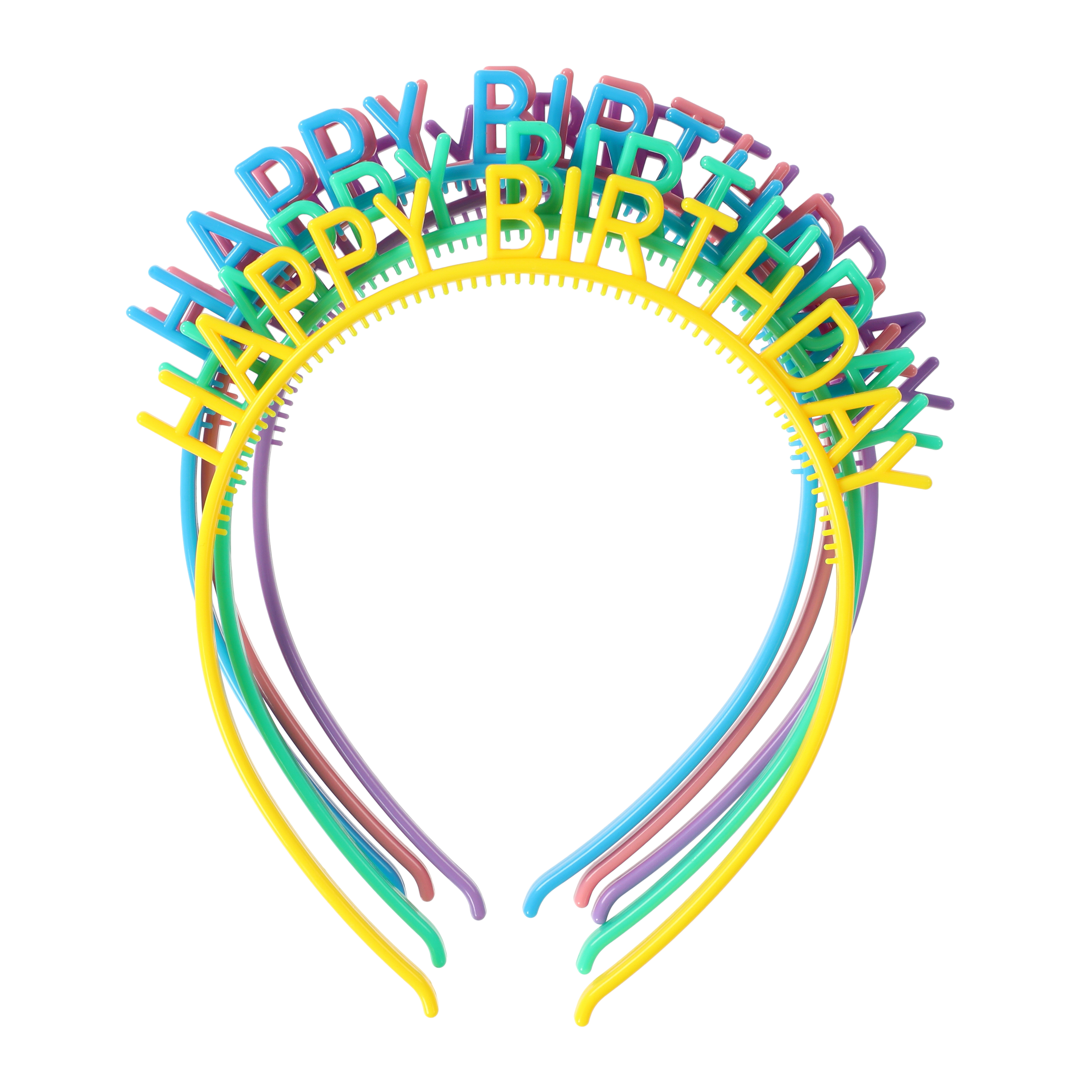 Happy Birthday Headband 5-Pack
