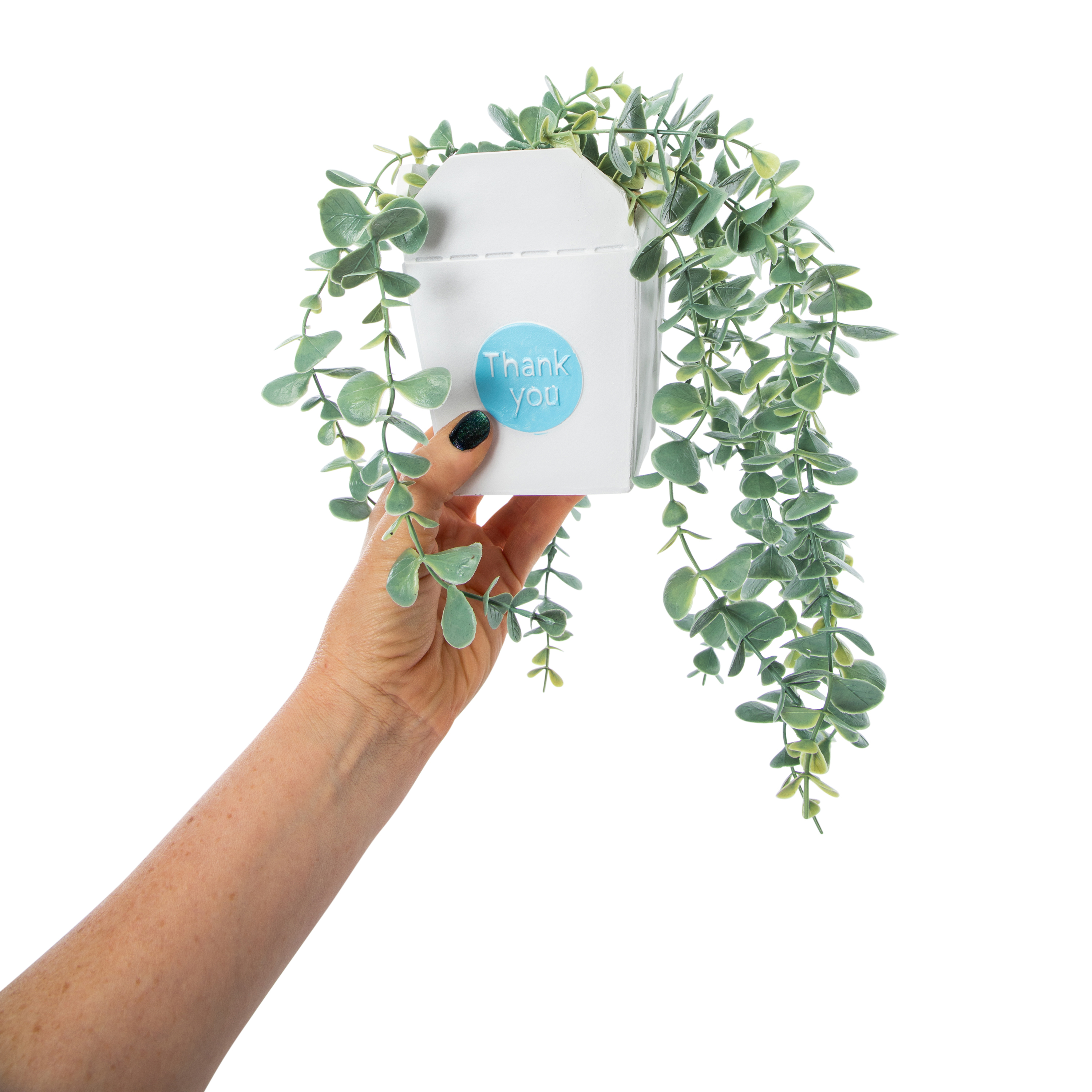 Chinese Takeout Box Faux Plant