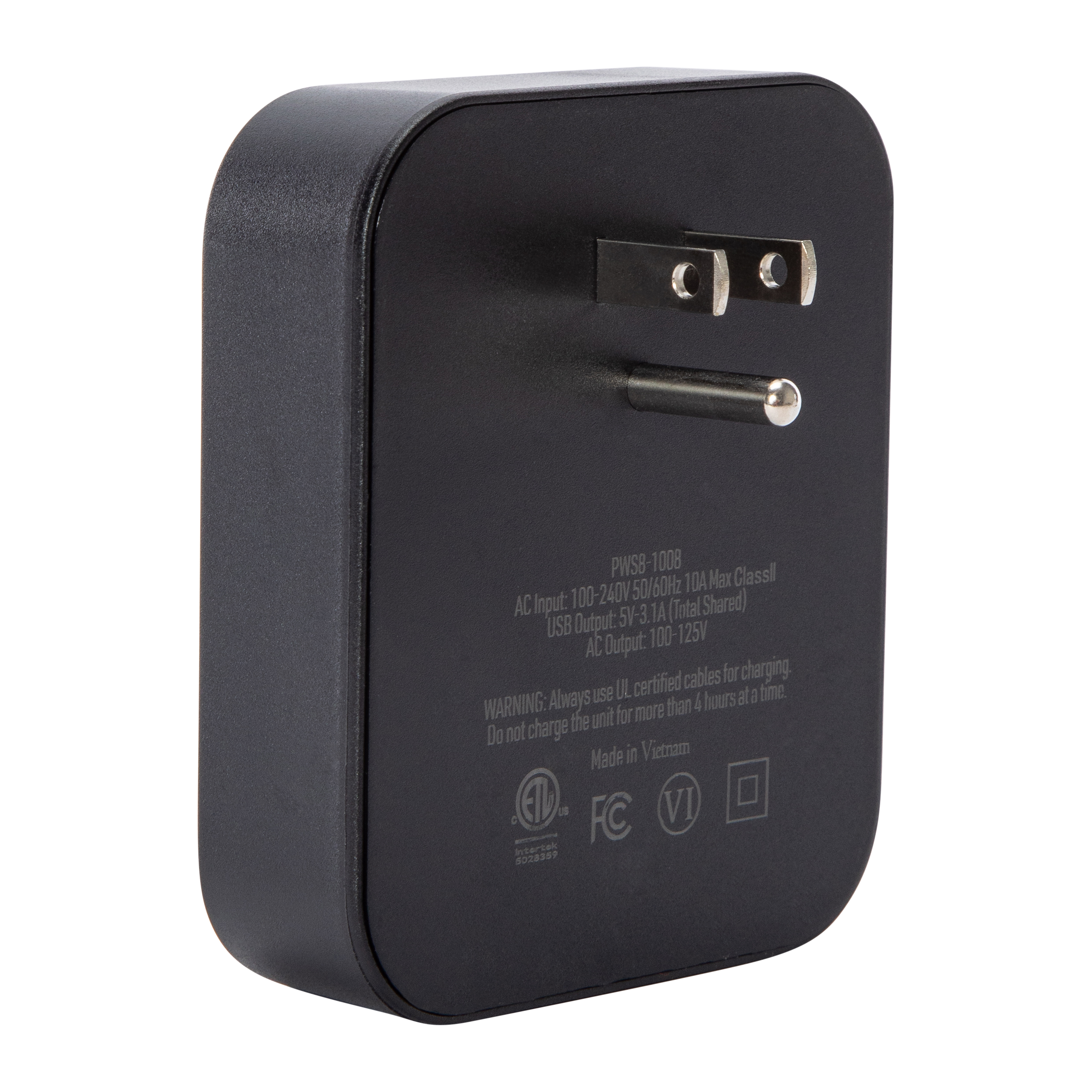 15W USB-C & USB Wall Charger With Outlets
