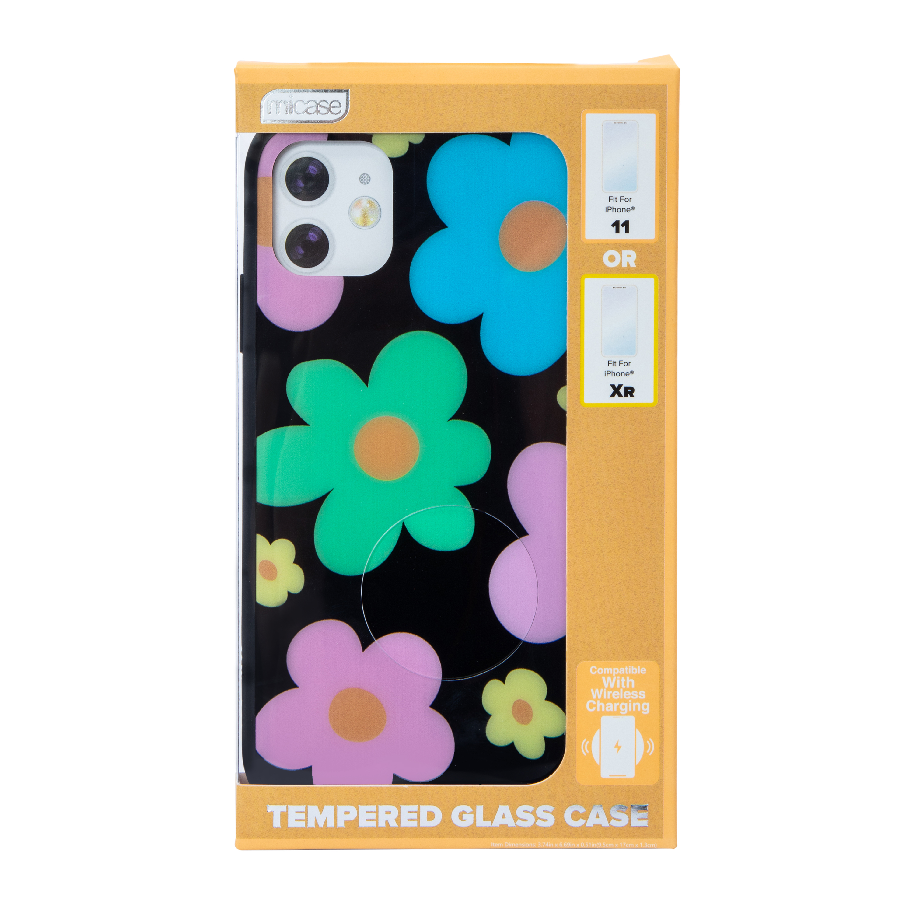 iPhone 11®/XR® Tempered Glass Phone Case