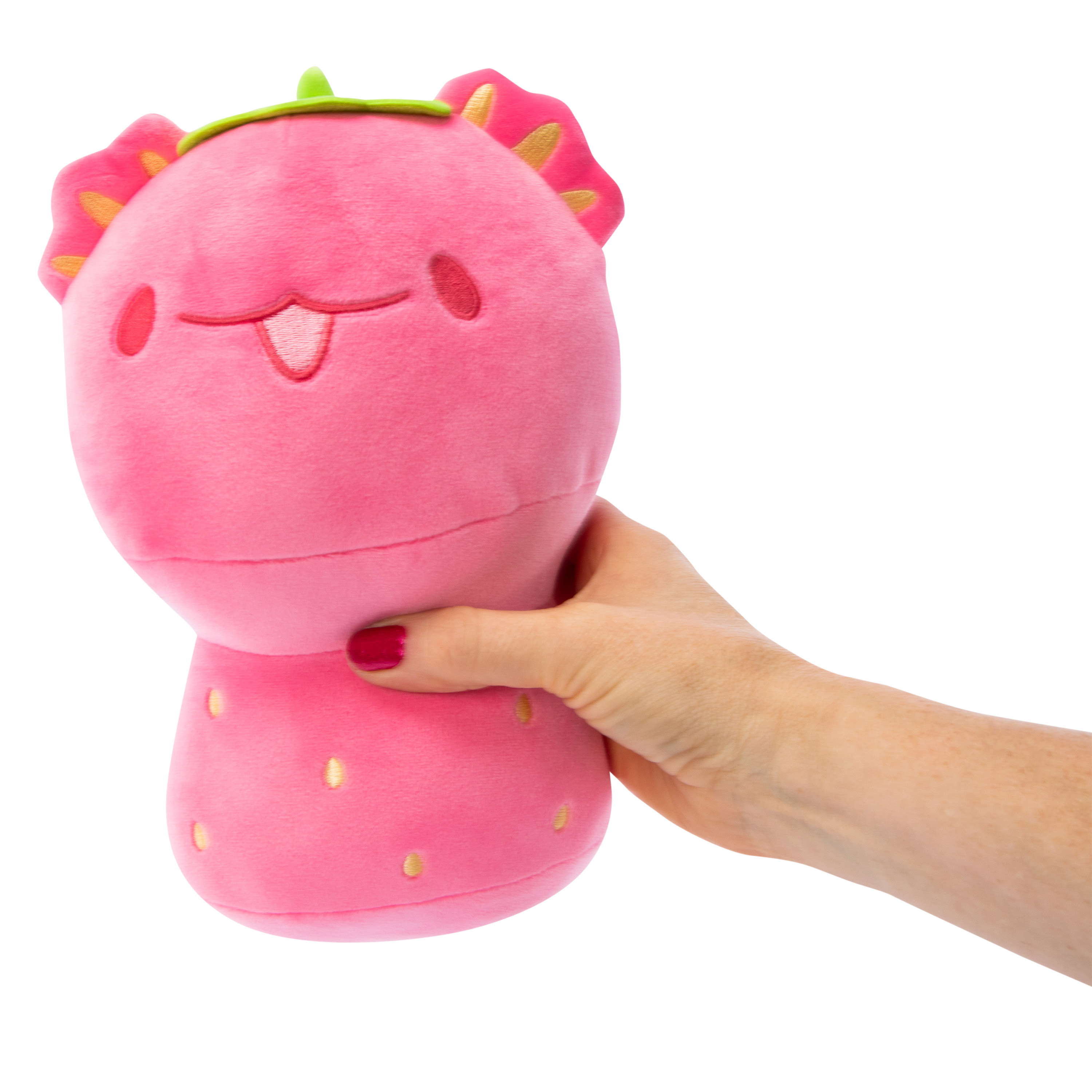 Mewaii® Strawberry Axolotl Plush 8.27in