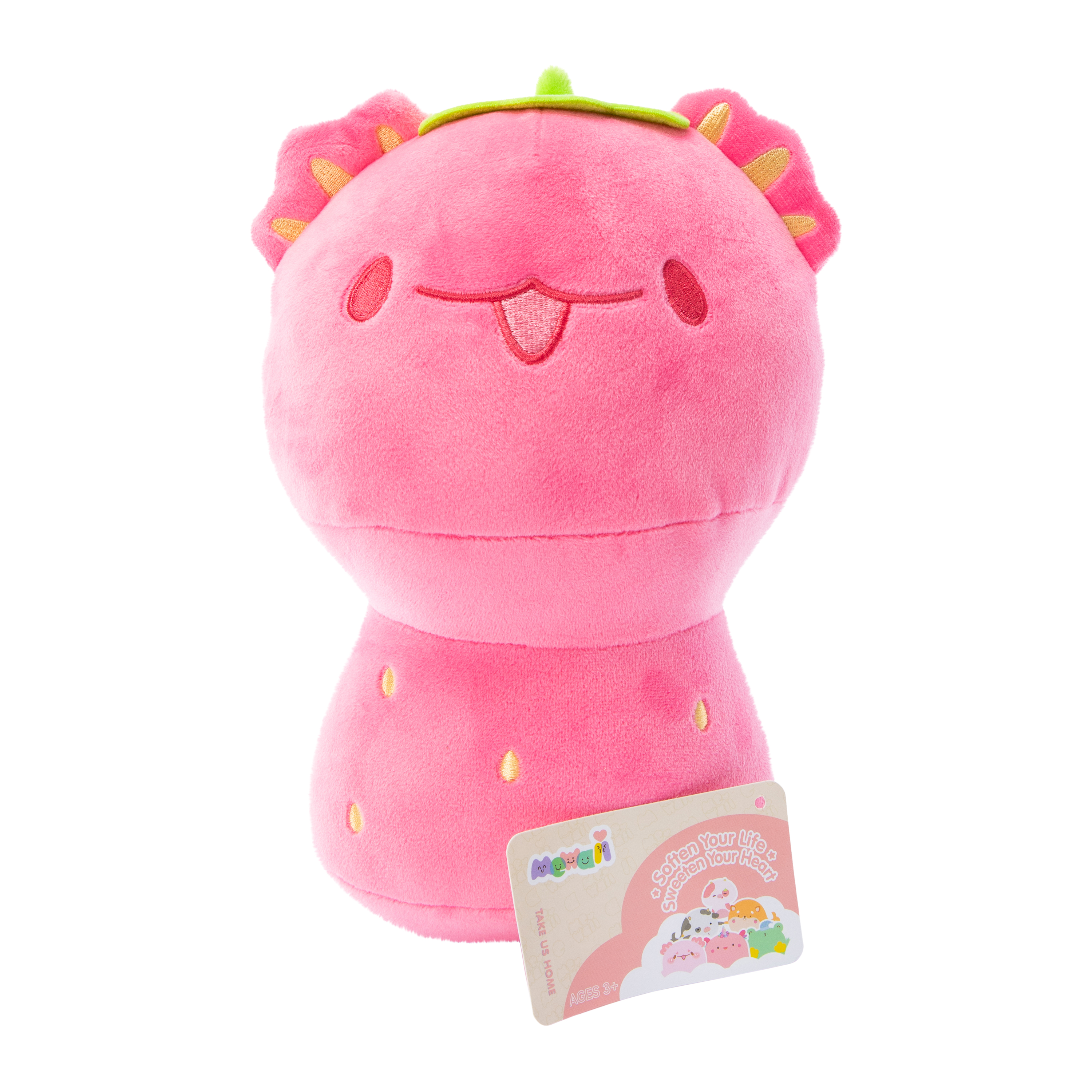 Mewaii® Strawberry Axolotl Plush 8.27in