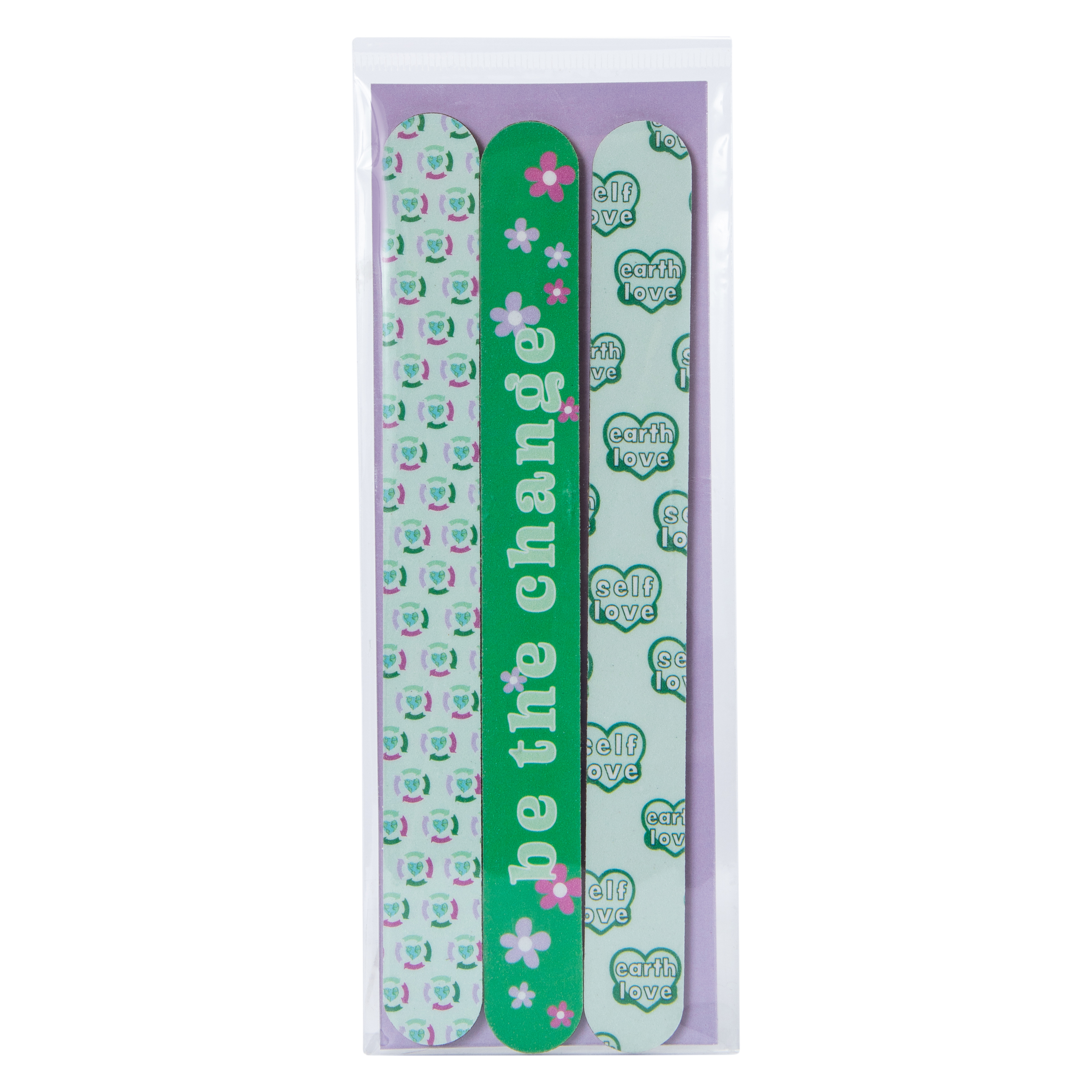 Earth Day Nail File Set 3-Count
