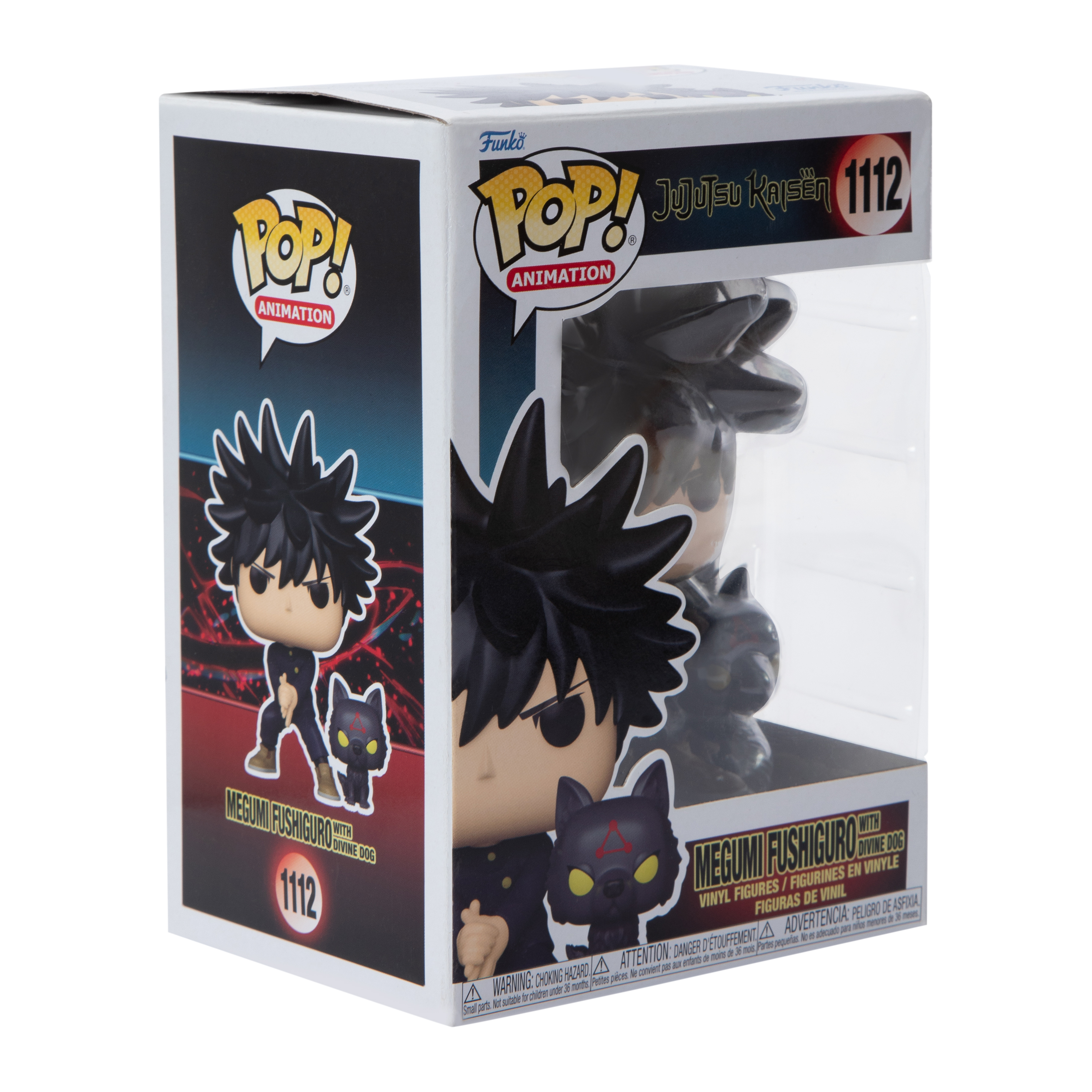 Funko Pop! Jujutsu Kaisen Megumi Fushiguro With Divine Dog Vinyl Figures