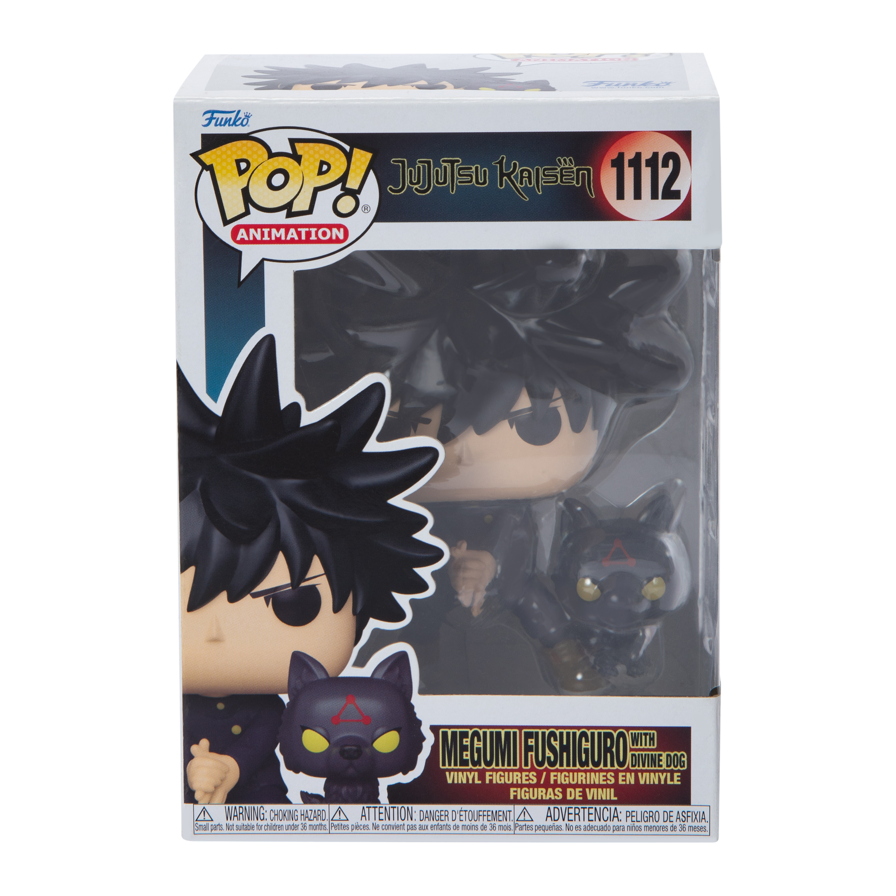 Funko Pop! Jujutsu Kaisen Megumi Fushiguro With Divine Dog Vinyl Figures