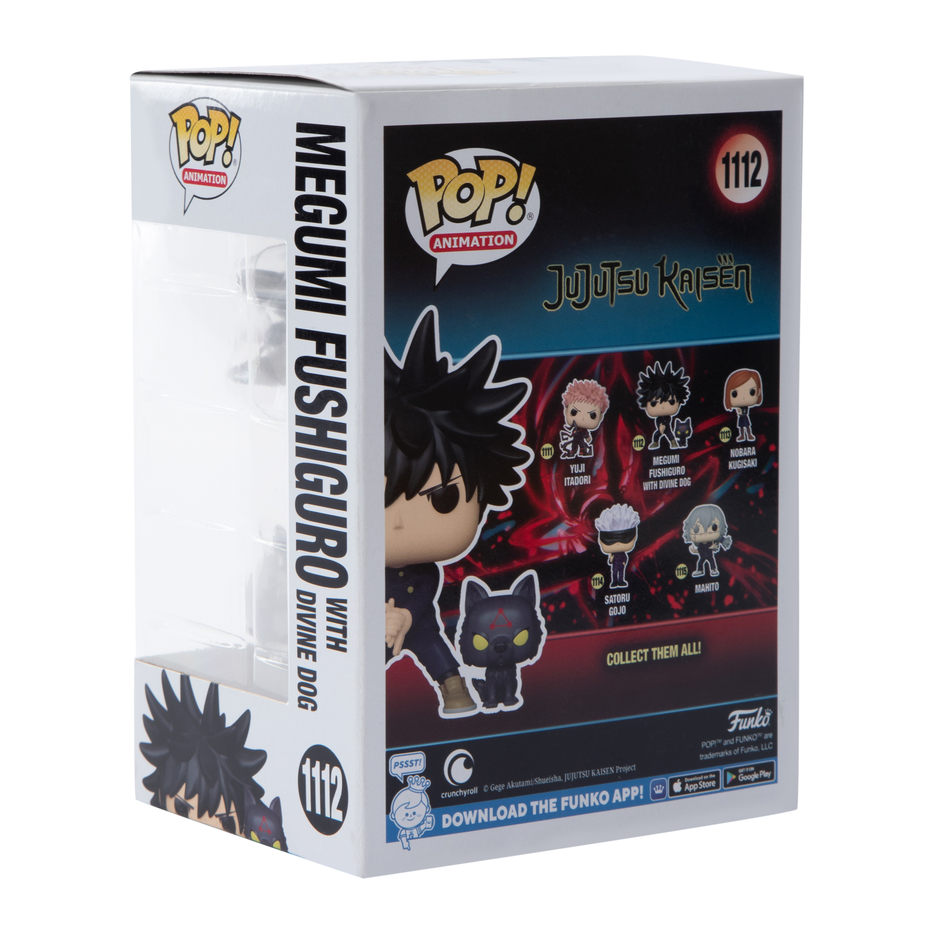 Funko Pop! Jujutsu Kaisen Megumi Fushiguro With Divine Dog Vinyl Figures