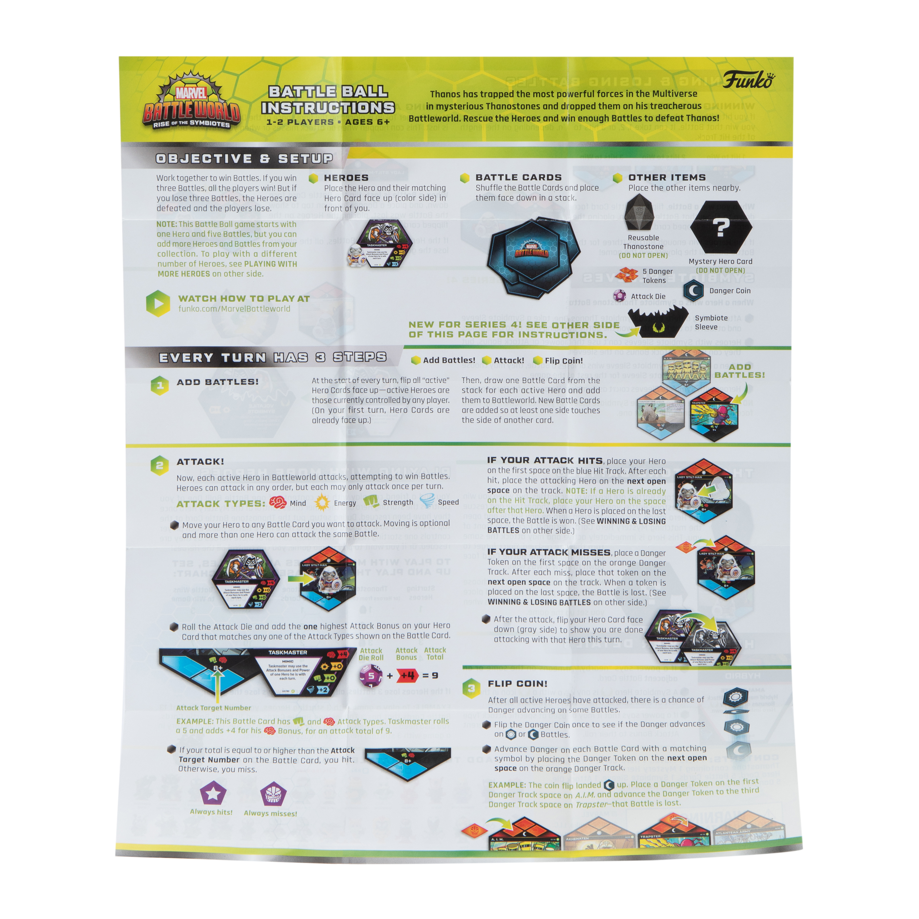 Marvel Battle World Rise Of The Symbiotes Collectible Adventure Game Blind Bag