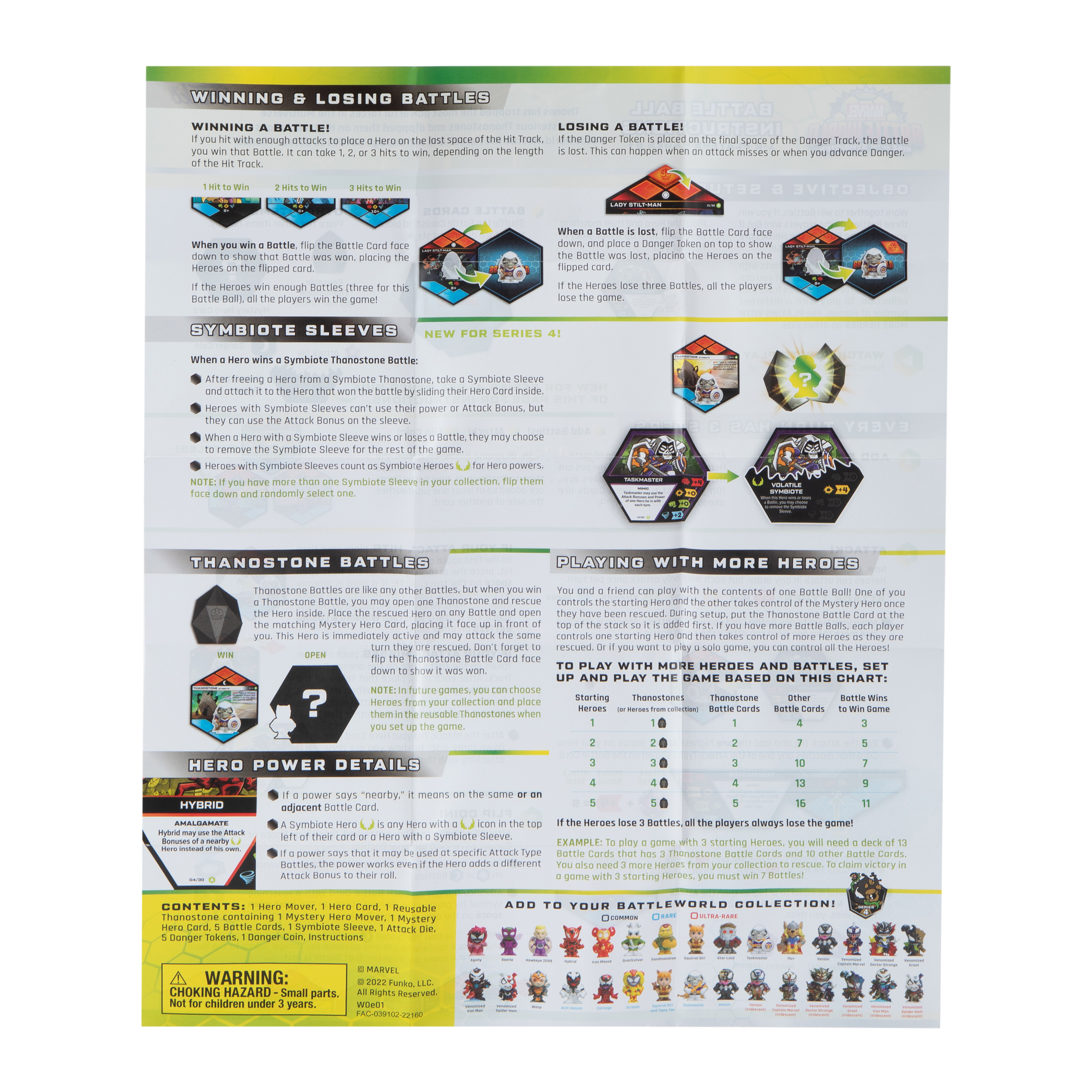 Marvel Battle World Rise Of The Symbiotes Collectible Adventure Game Blind Bag