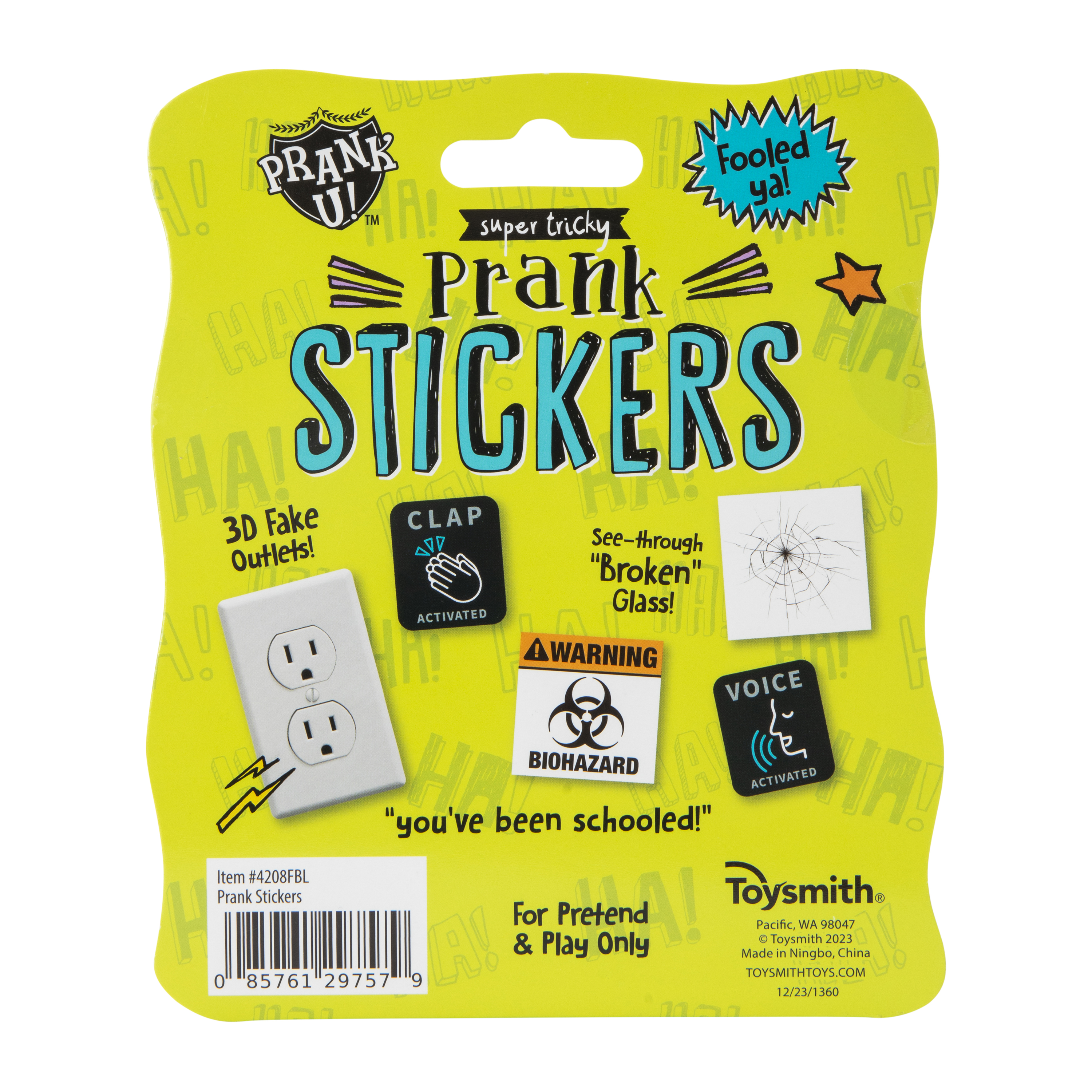 Prank U!™ Prank Stickers 20-Count