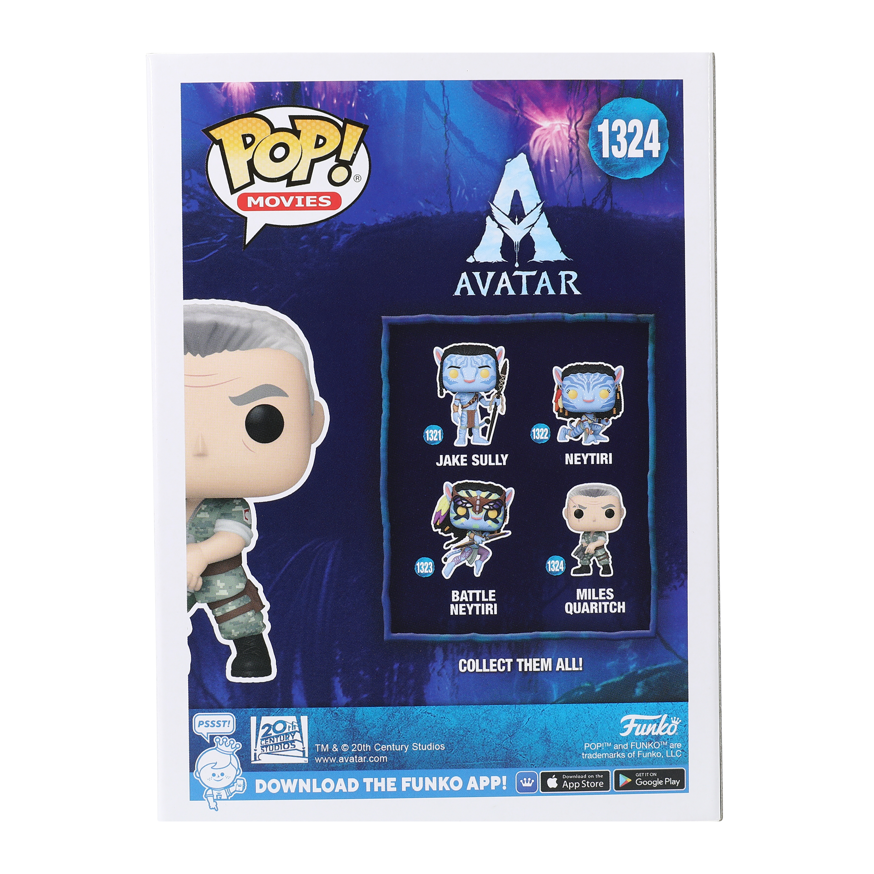 Funko Pop! Movies Avatar Miles Quaritch Vinyl Figure
