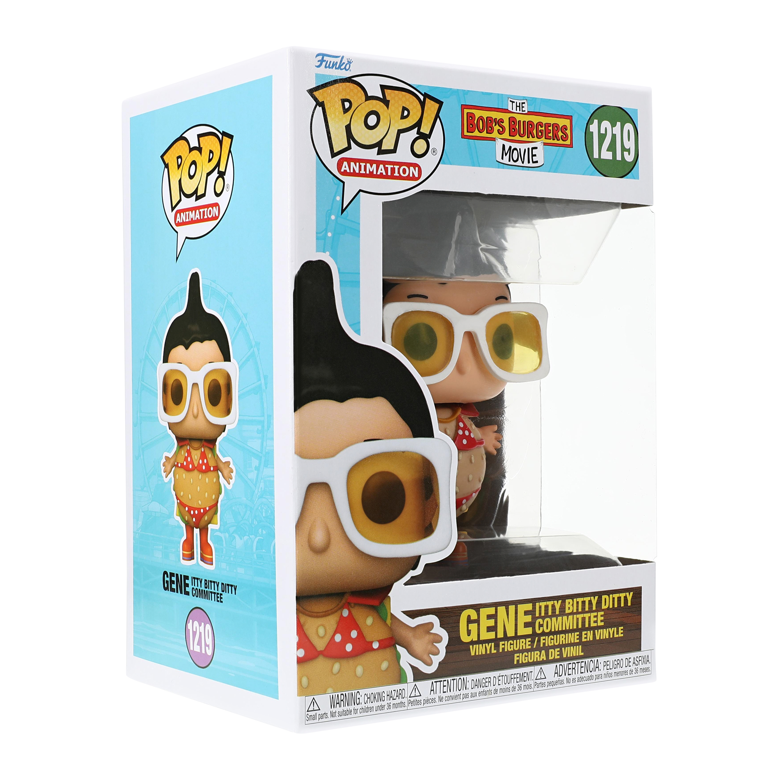 Funko Pop! The Bob's Burgers Movie Gene Itty Bitty Ditty Committee Vinyl Figure