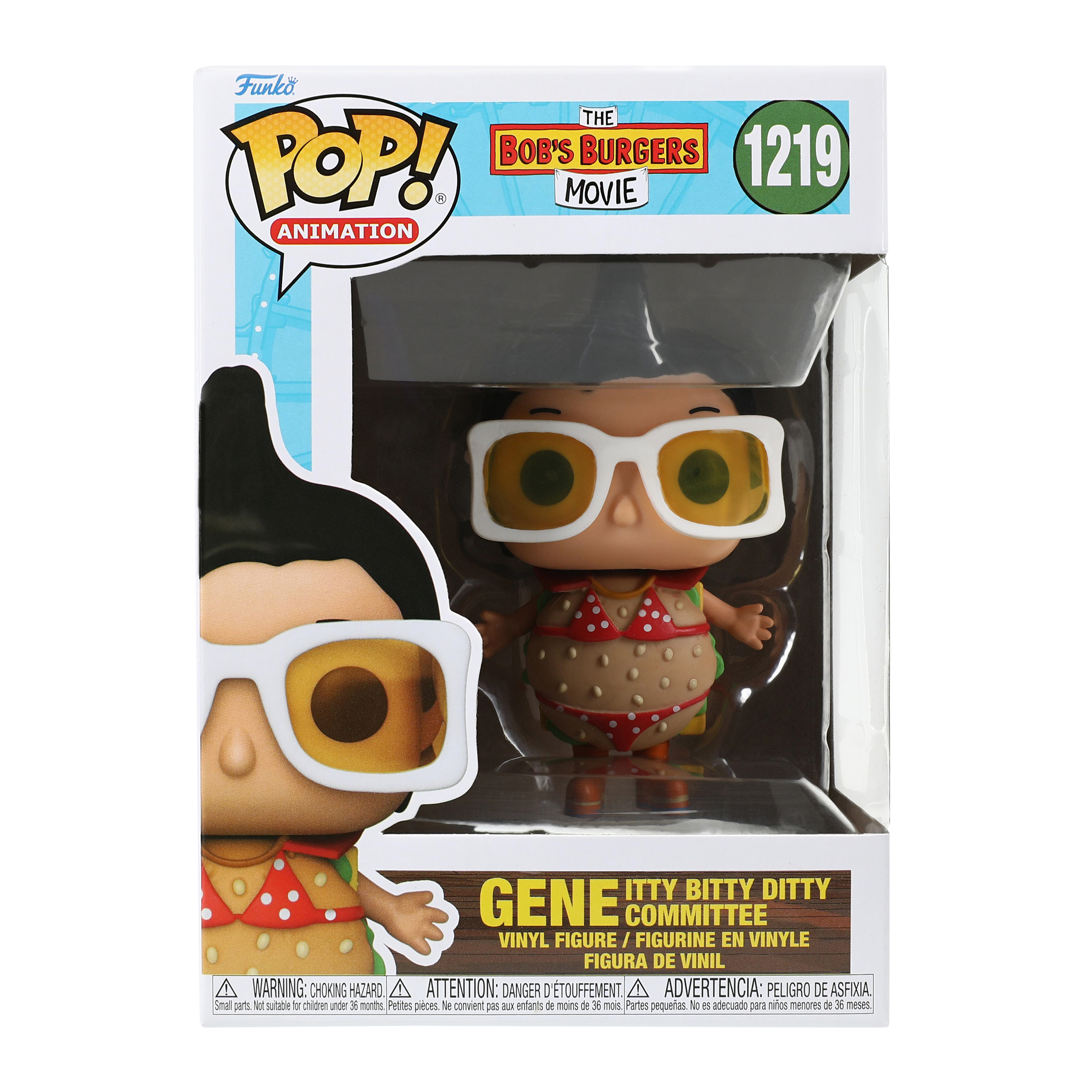 Funko Pop! The Bob's Burgers Movie Gene Itty Bitty Ditty Committee Vinyl Figure