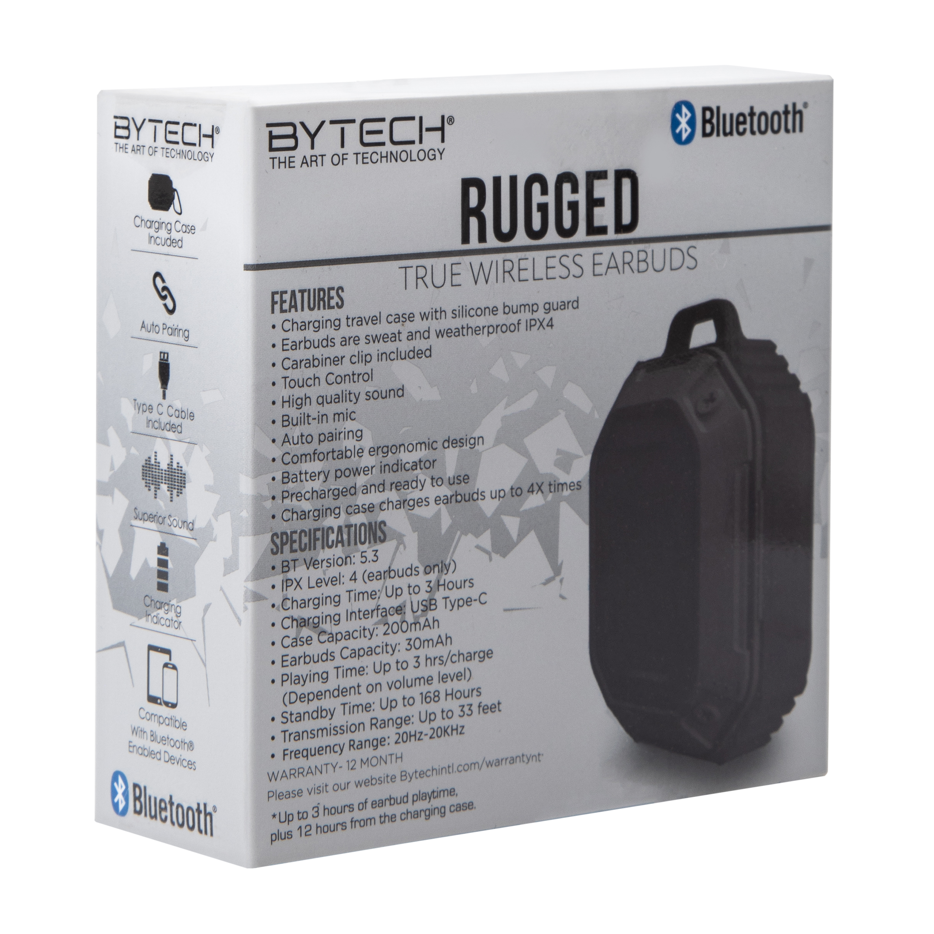 Rugged True Wireless Earbuds