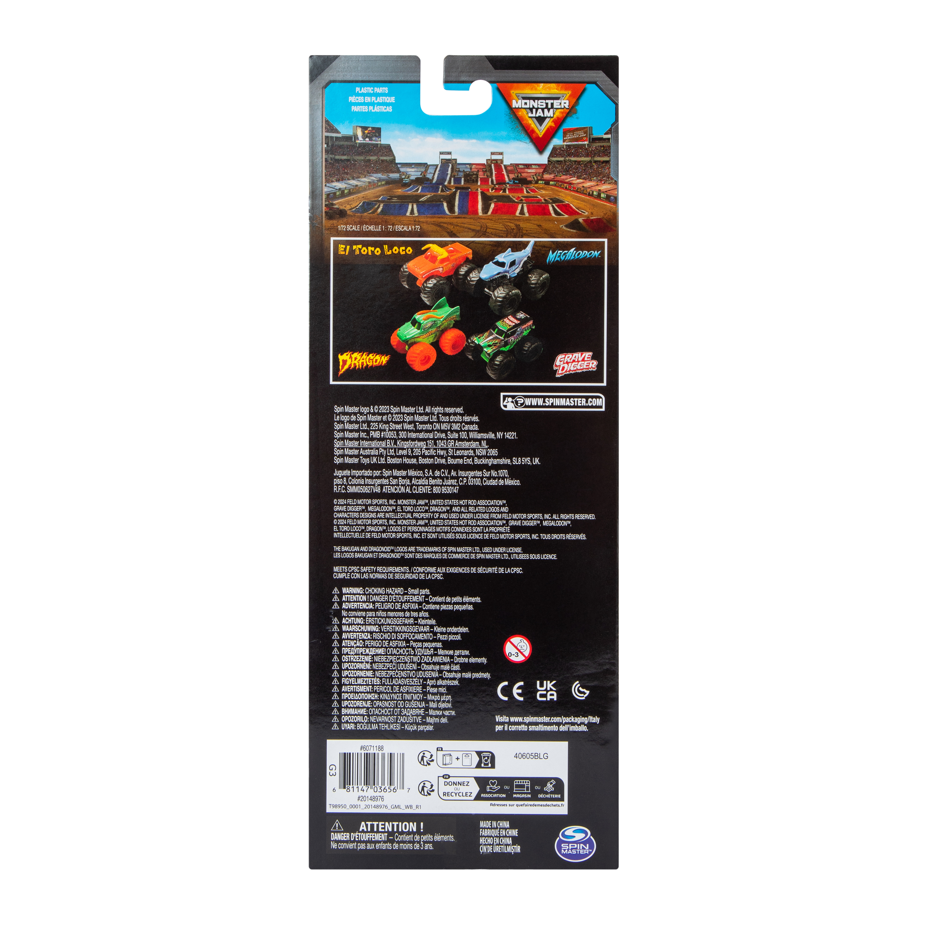 Monster Jam™ Vehicle Set 4-Count