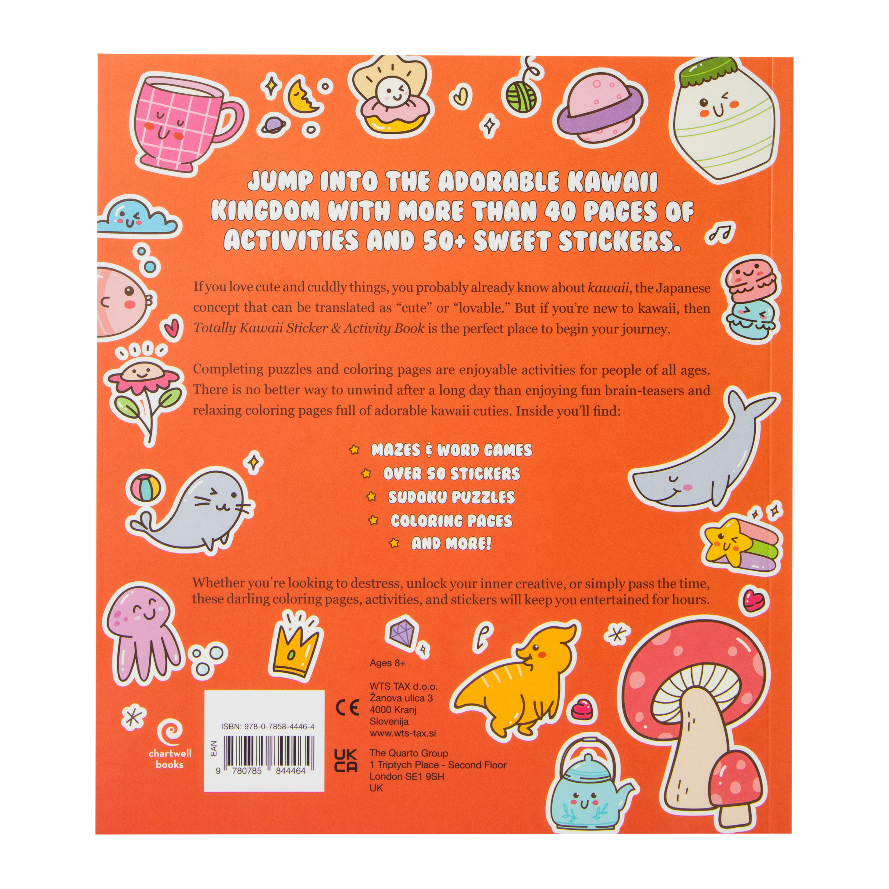 Totally Kawaii Sticker & Activity Book