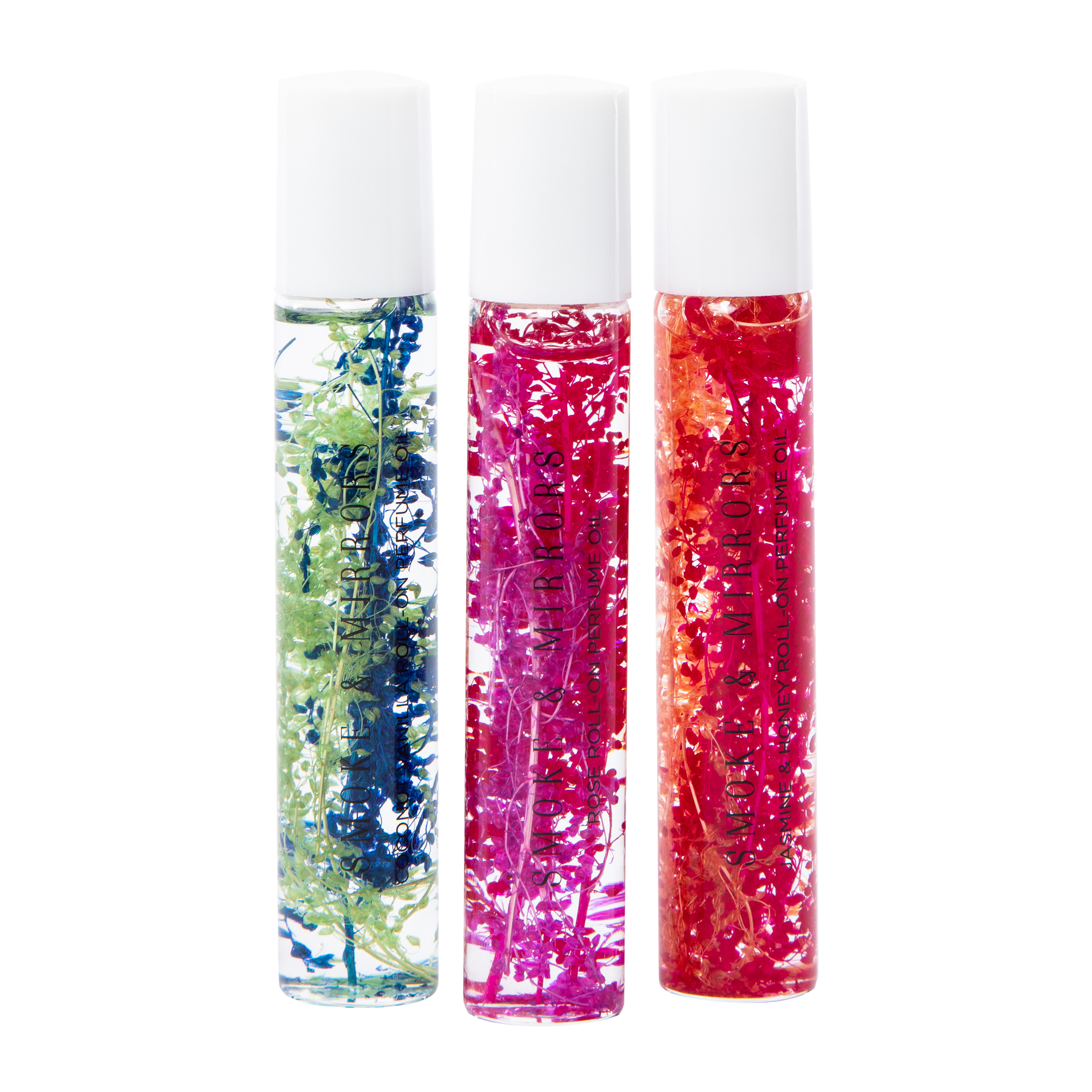 NEW] LIP COMPACT MIRROR - Roll-on Perfume Oil SET -