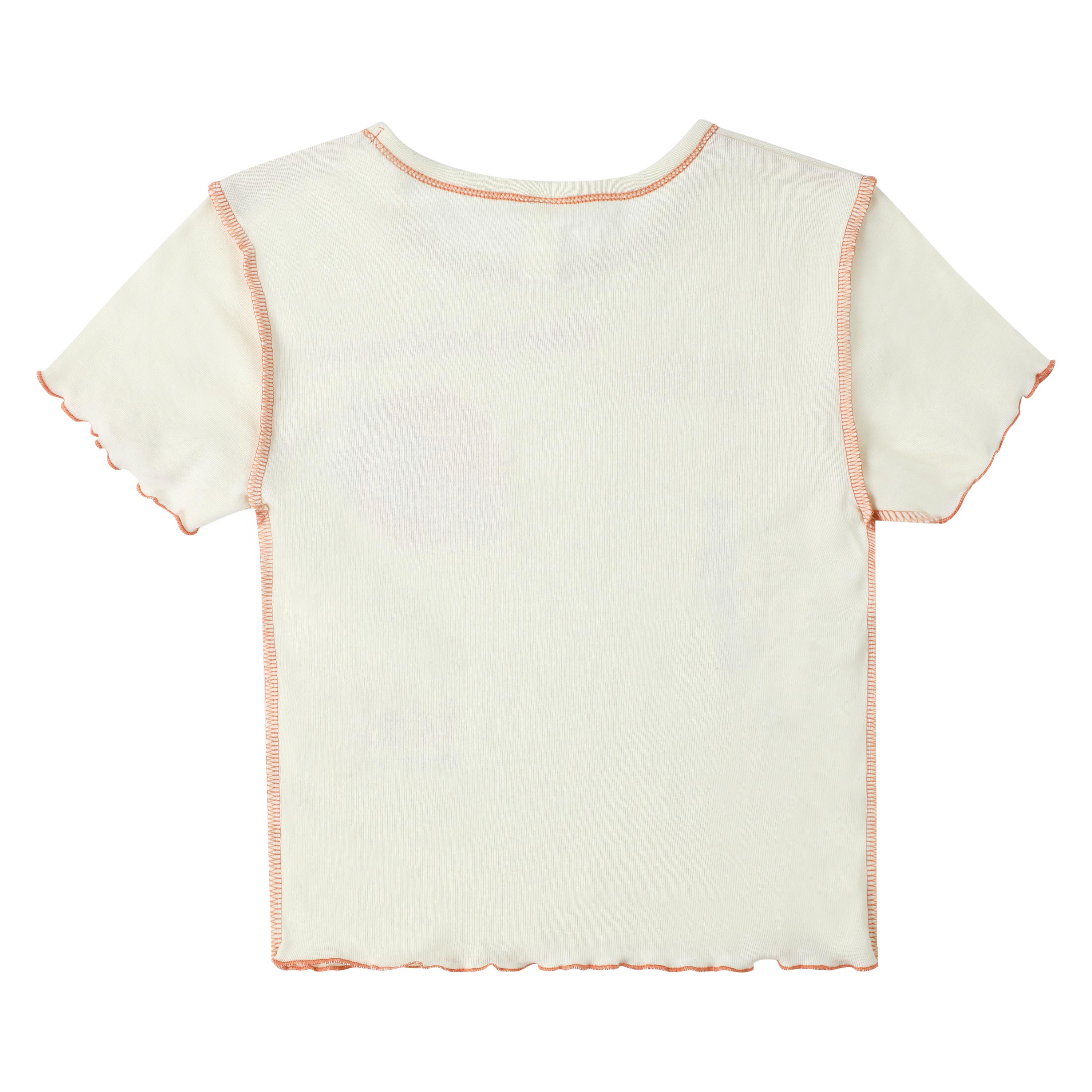 Tokyo Cherry Blossom Baby Tee With Lettuce Edge