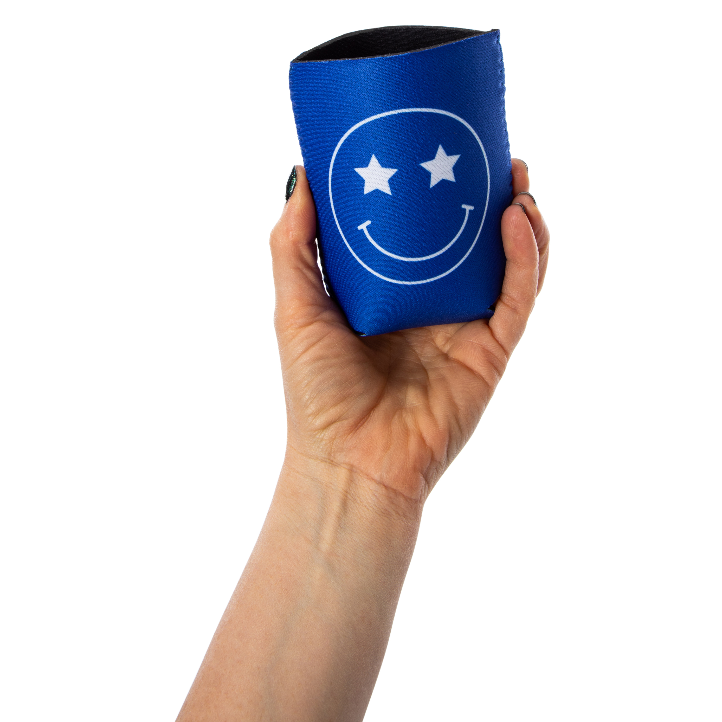 Happy Face Drink Sleeve 3.95in x 5in