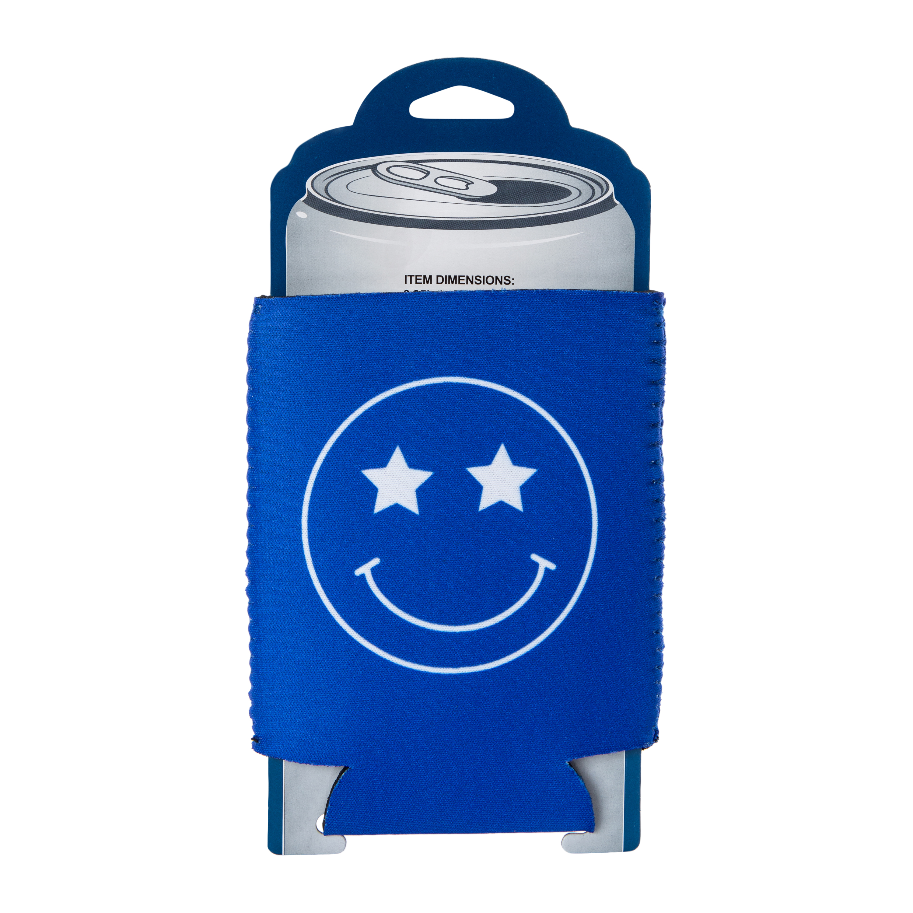 Happy Face Drink Sleeve 3.95in x 5in