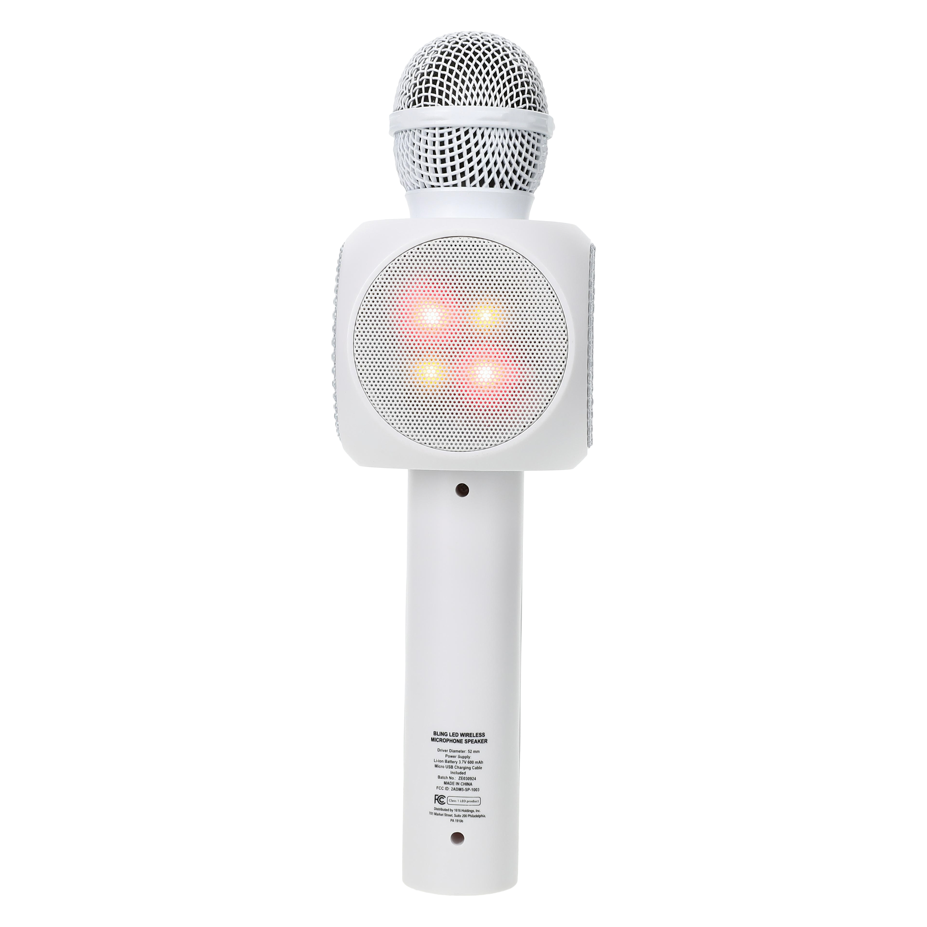 bluetooth karaoke LED bling mic with speaker Five Below