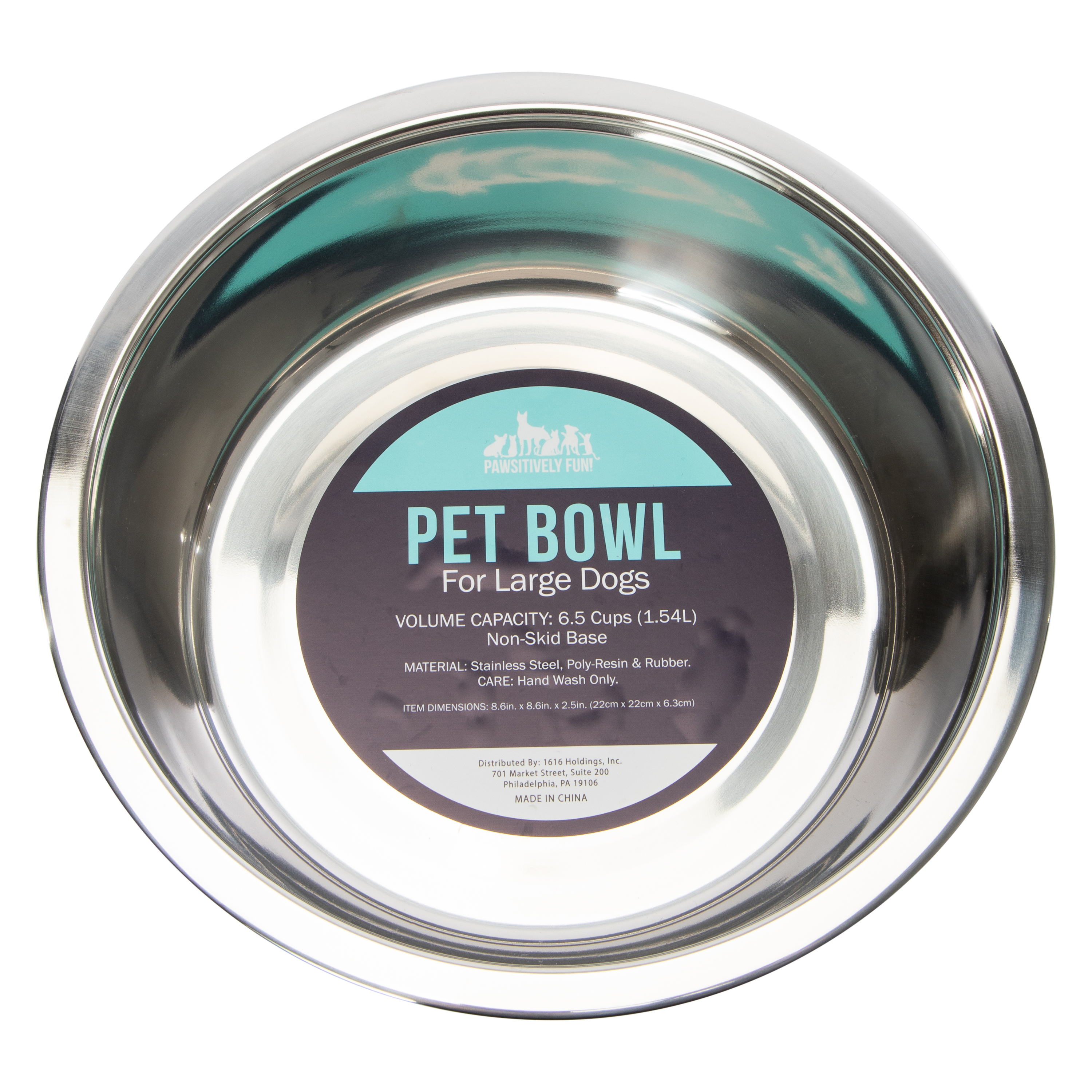 Large Pet Bowl With Quote