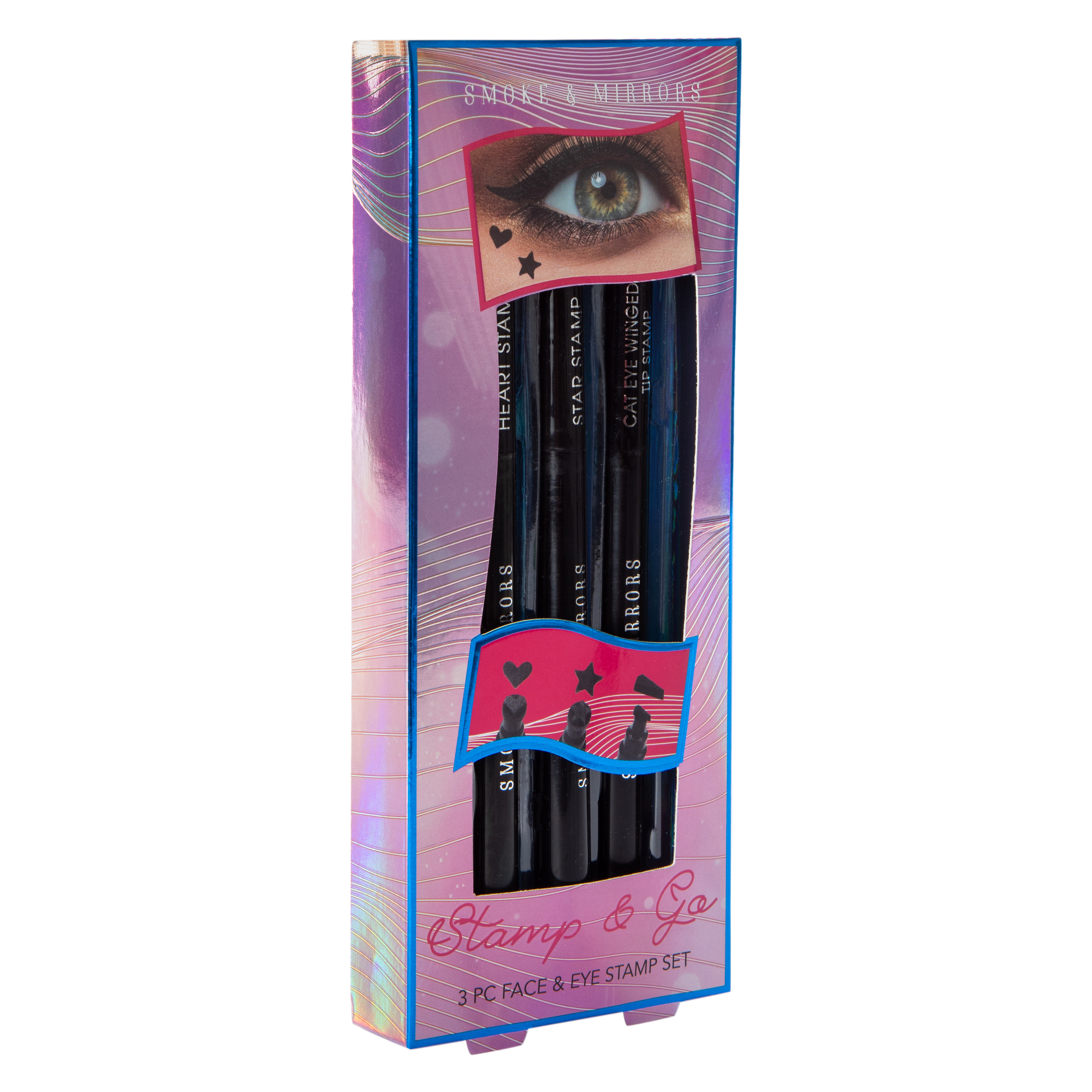 Face & Eye Makeup Stamp Set 3-Count