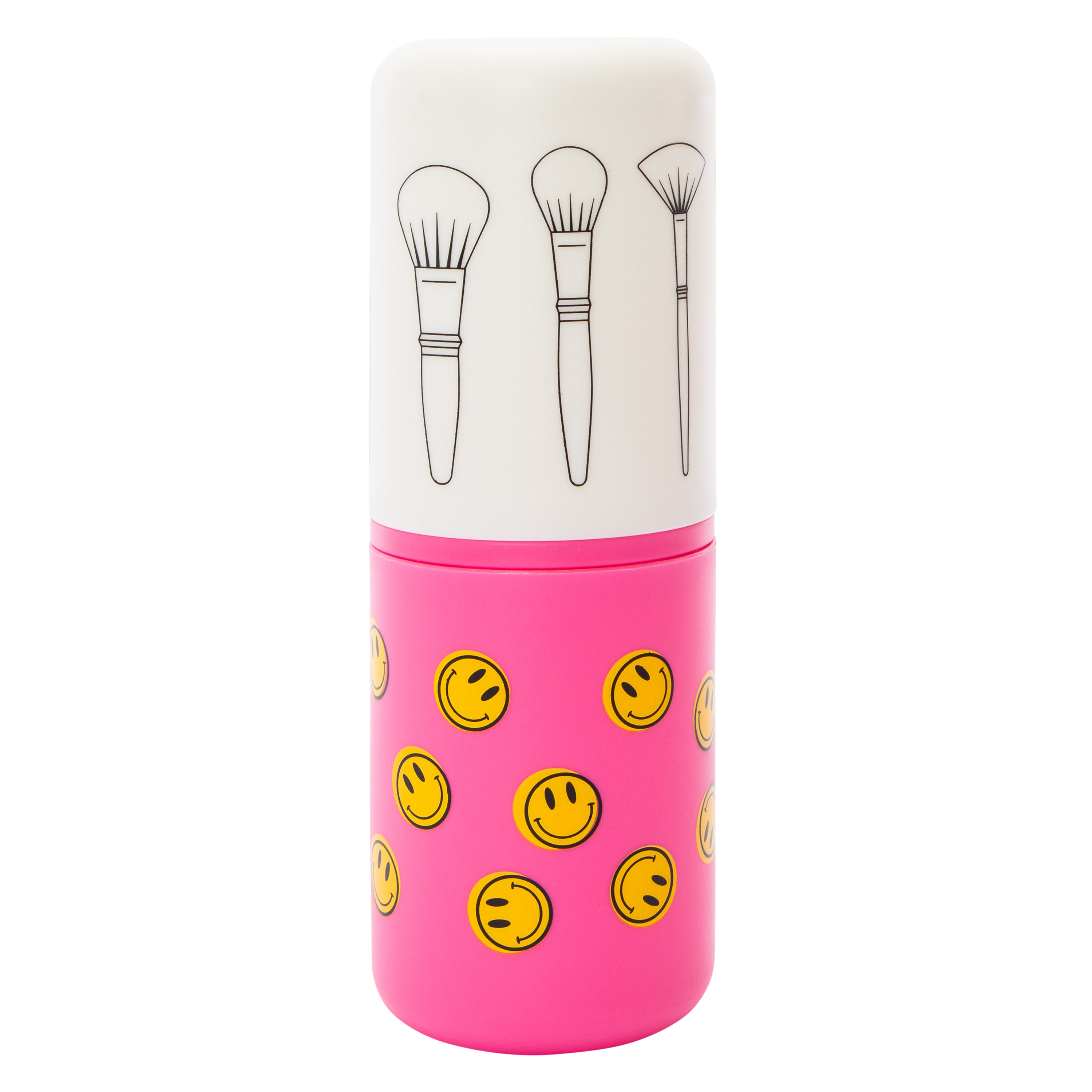 Happy Face Travel Makeup Brush Holder