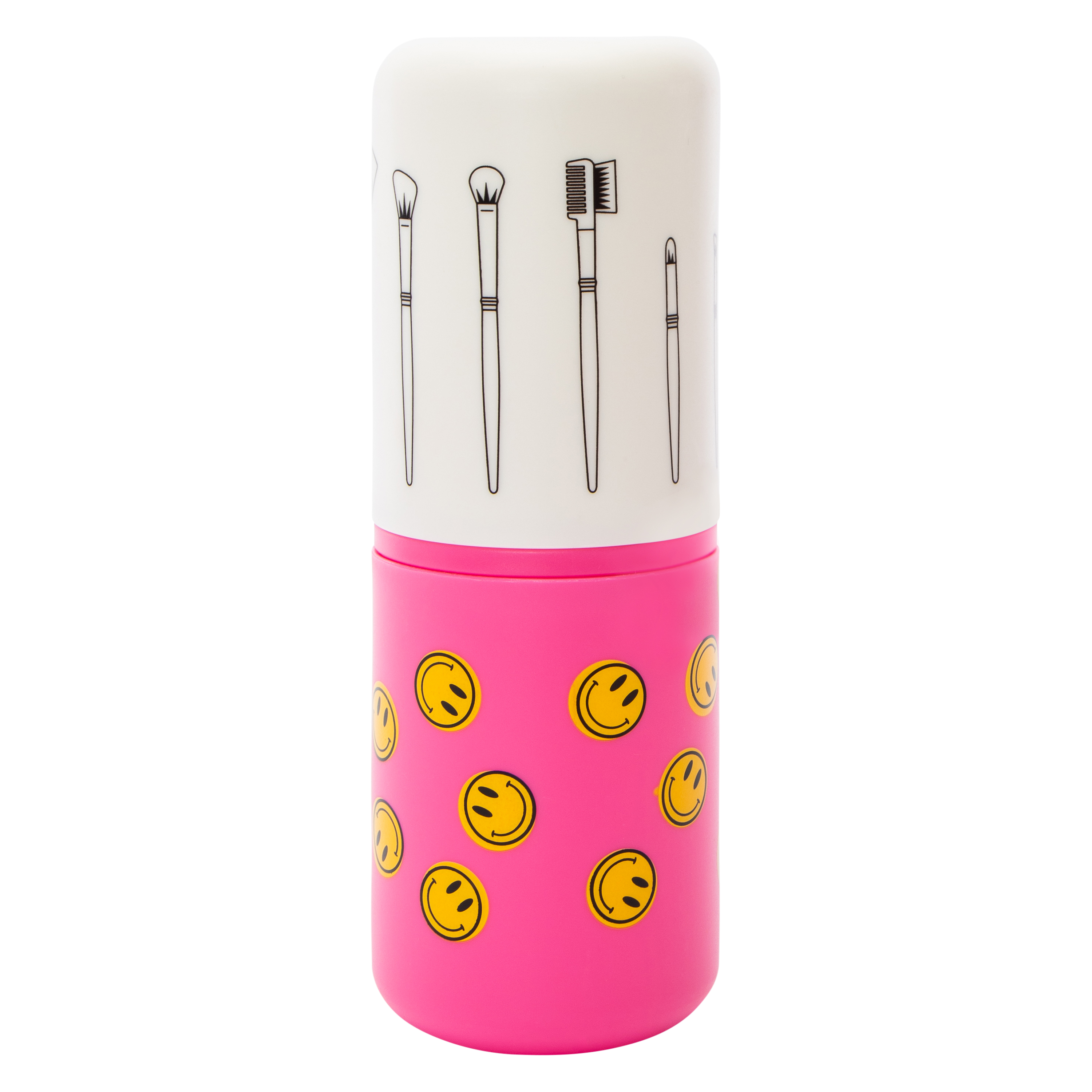 Happy Face Travel Makeup Brush Holder