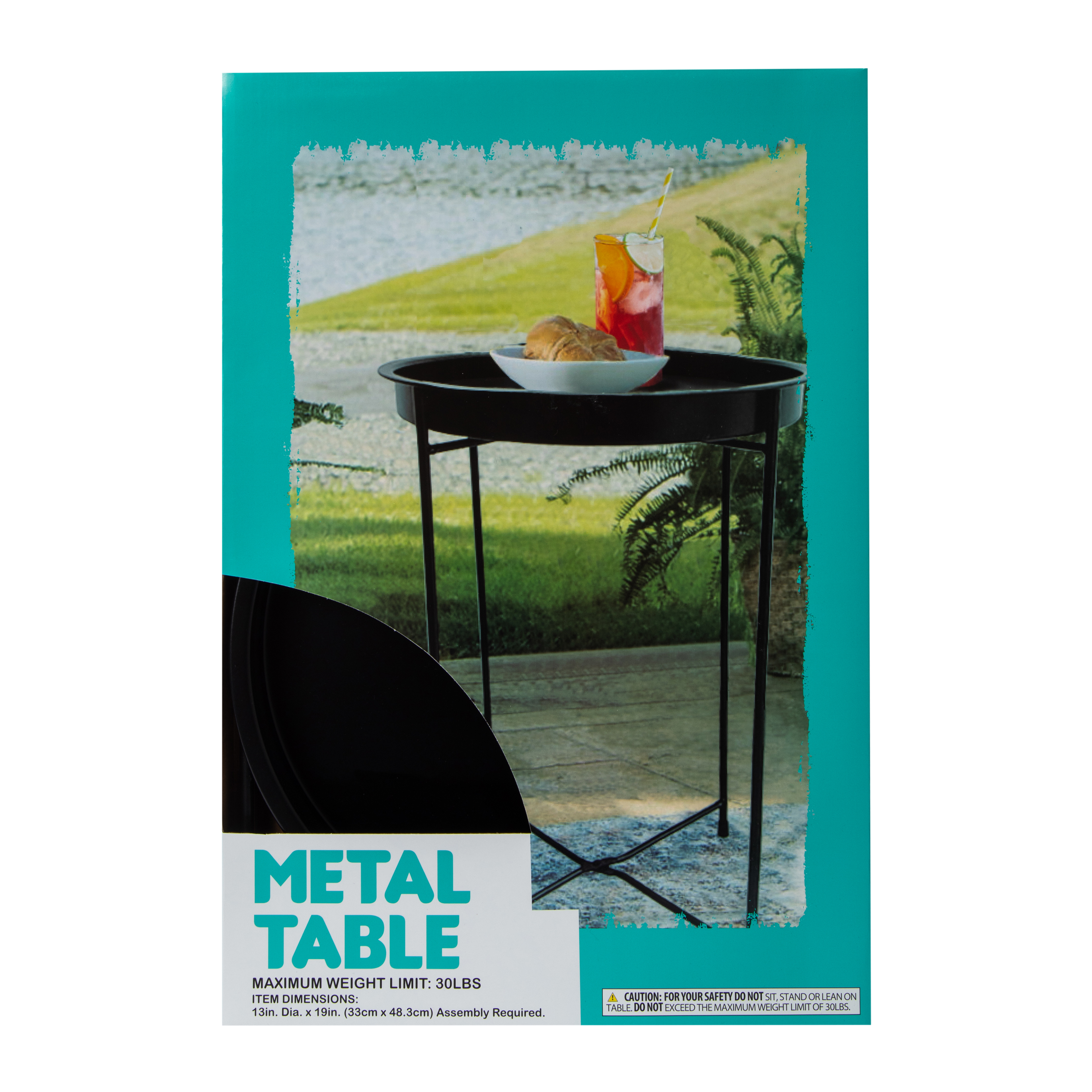 Metal Table 13in x 19in Five Below