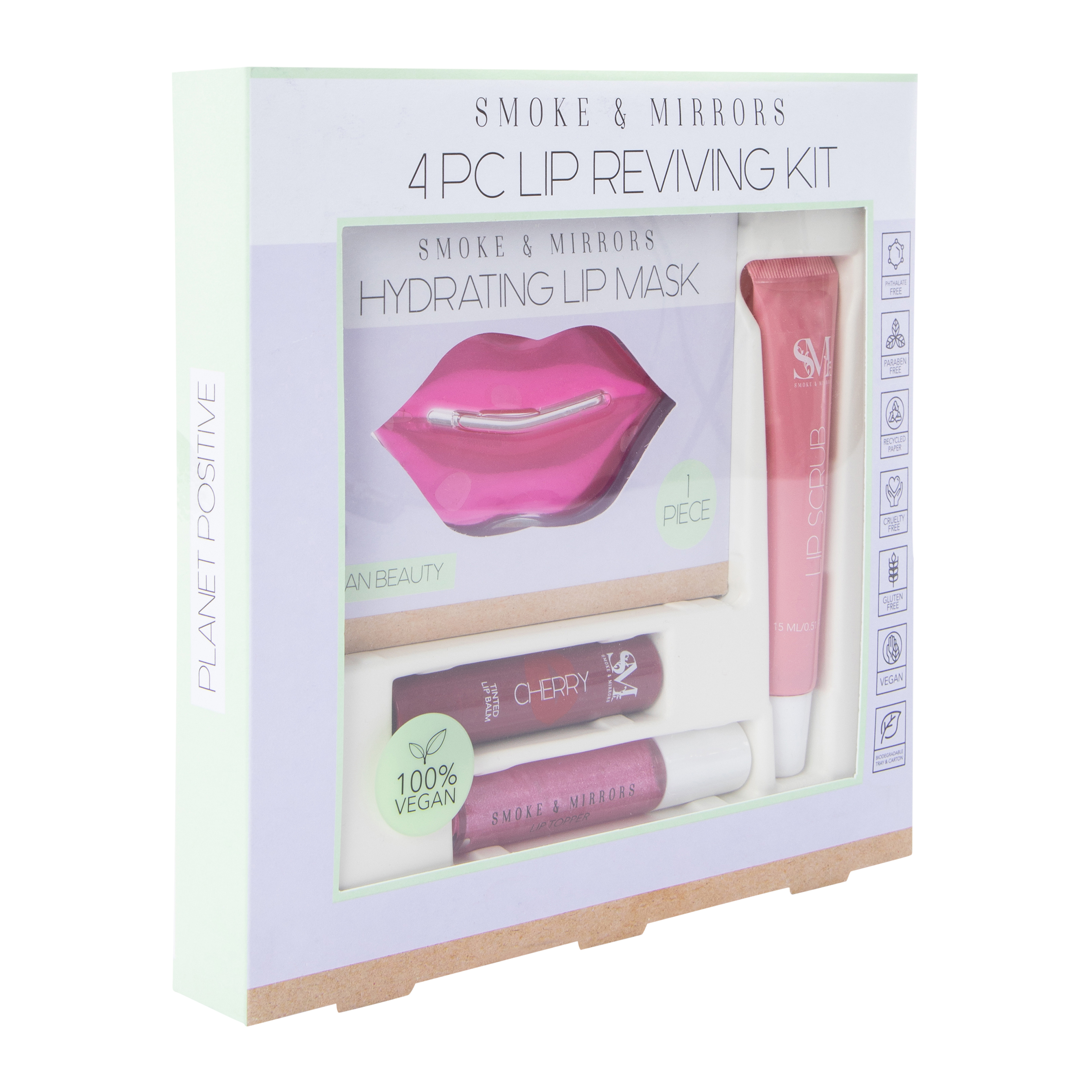 Smoke & Mirrors Lip Reviving Kit 4-Piece | Five Below