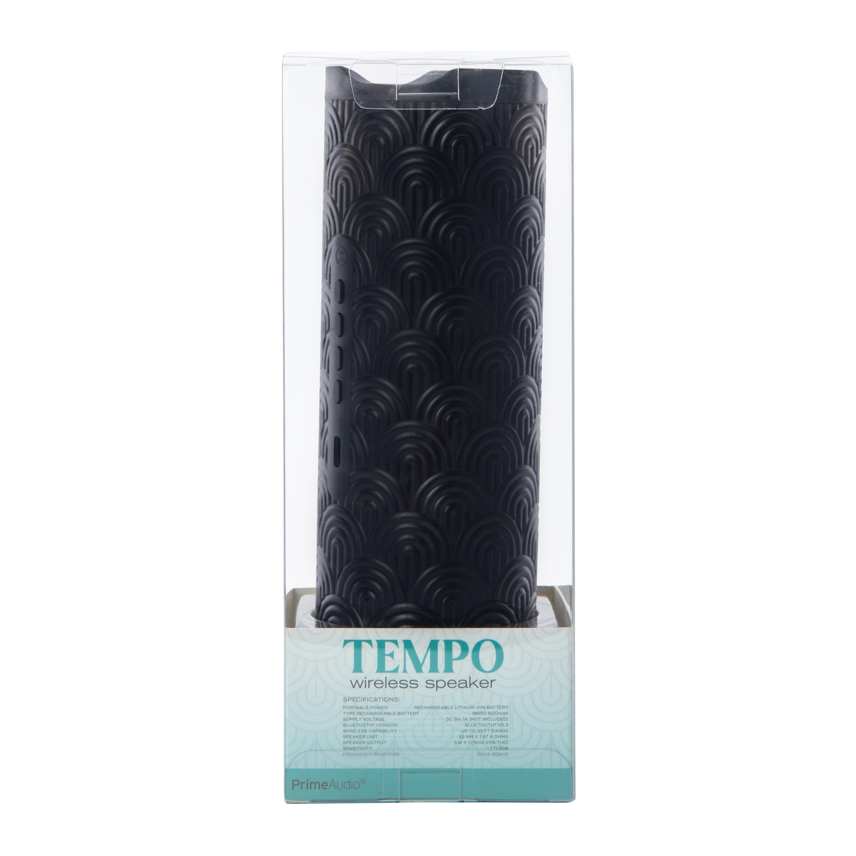Geometric Textured Tempo Wireless Speaker