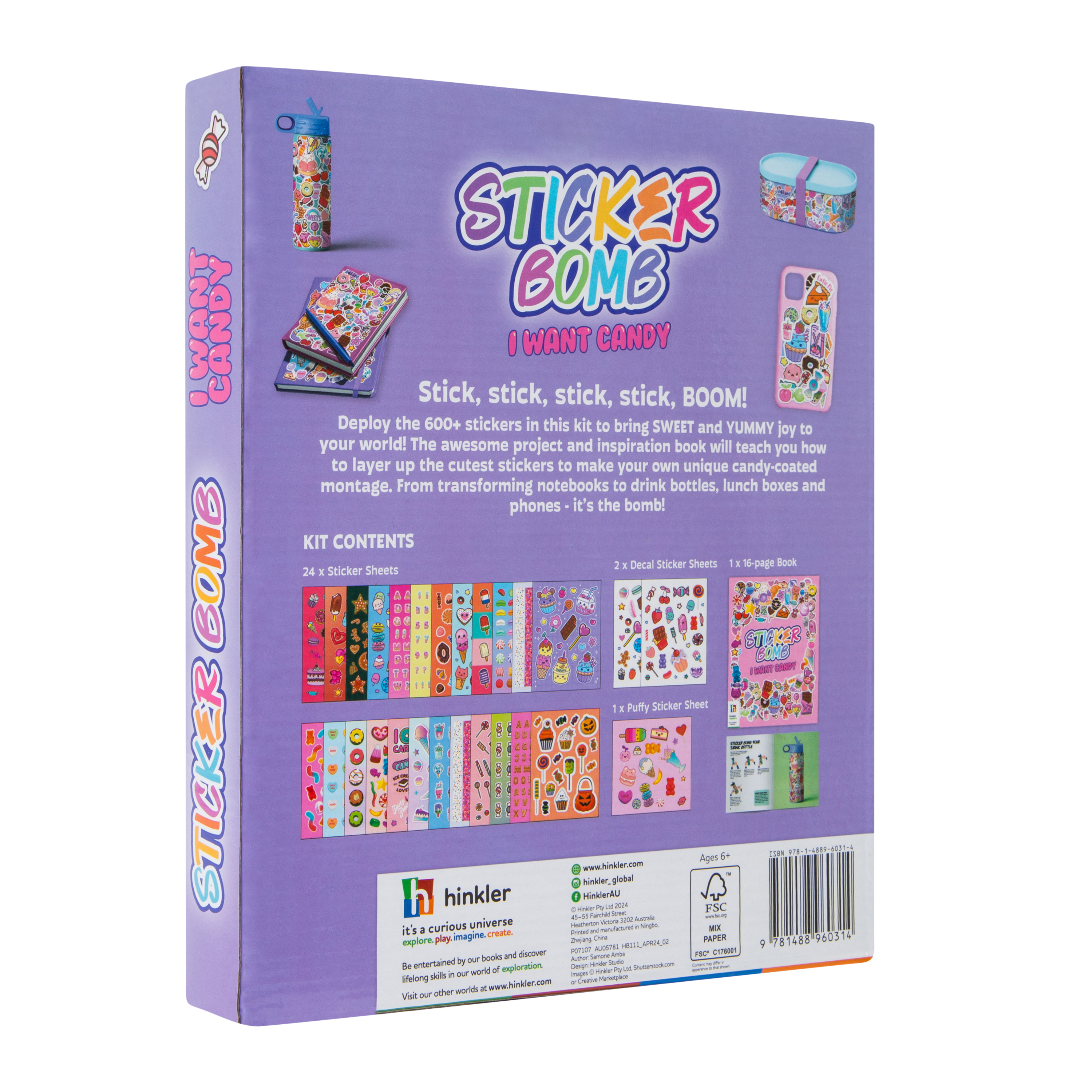 Kaleidoscope Sticker Bomb Book
