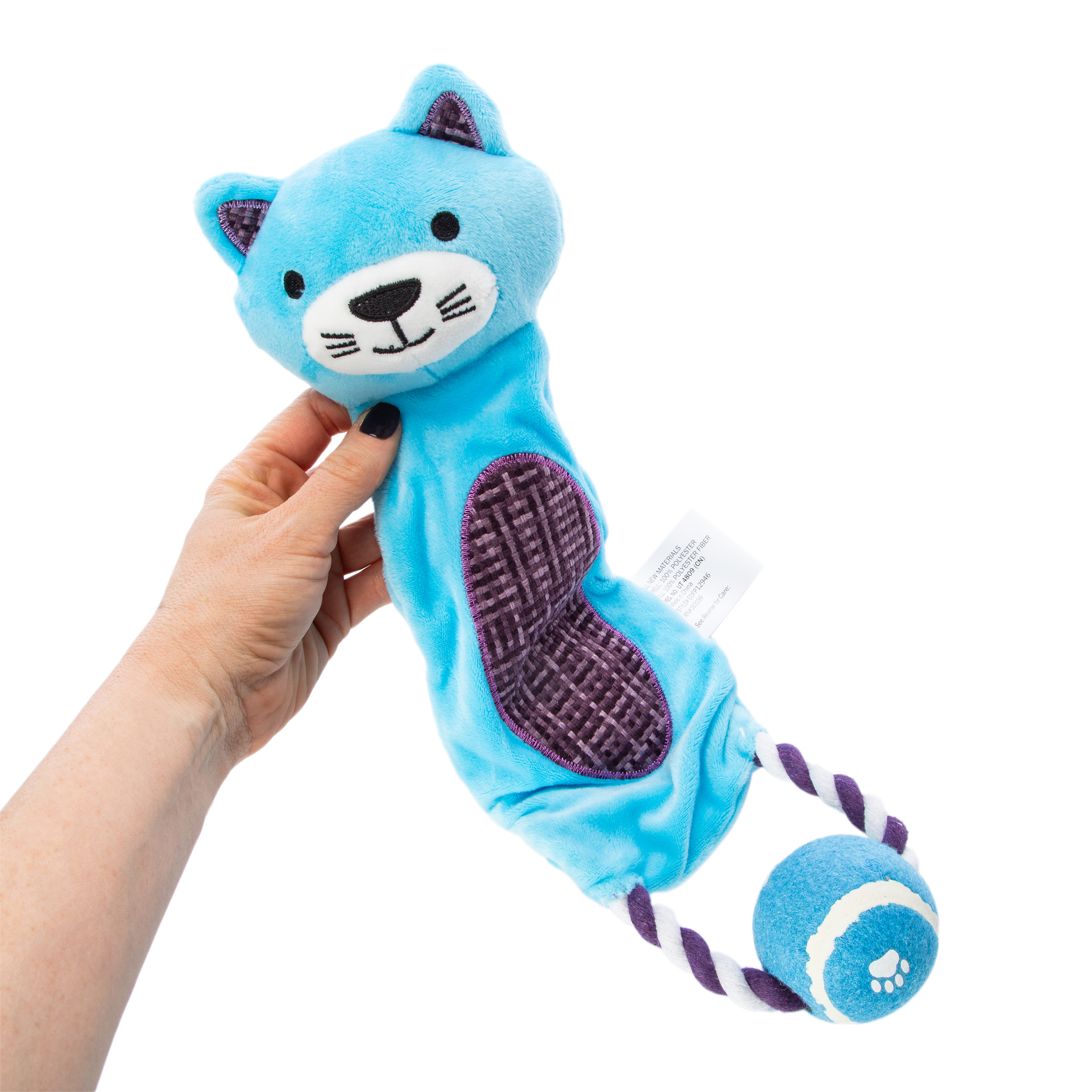 Crinkle Tug Dog Toy