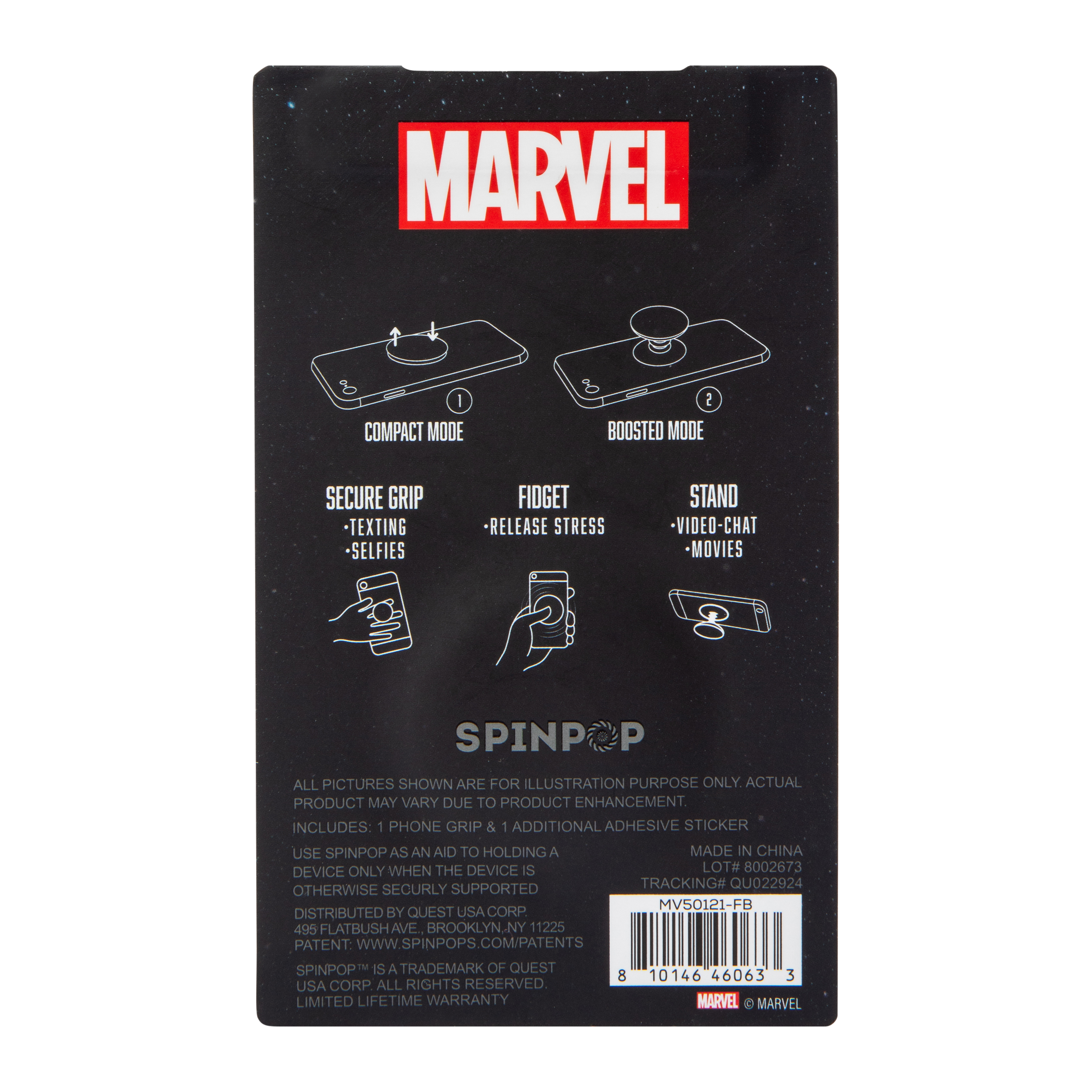 Marvel Spinpop Phone Grip