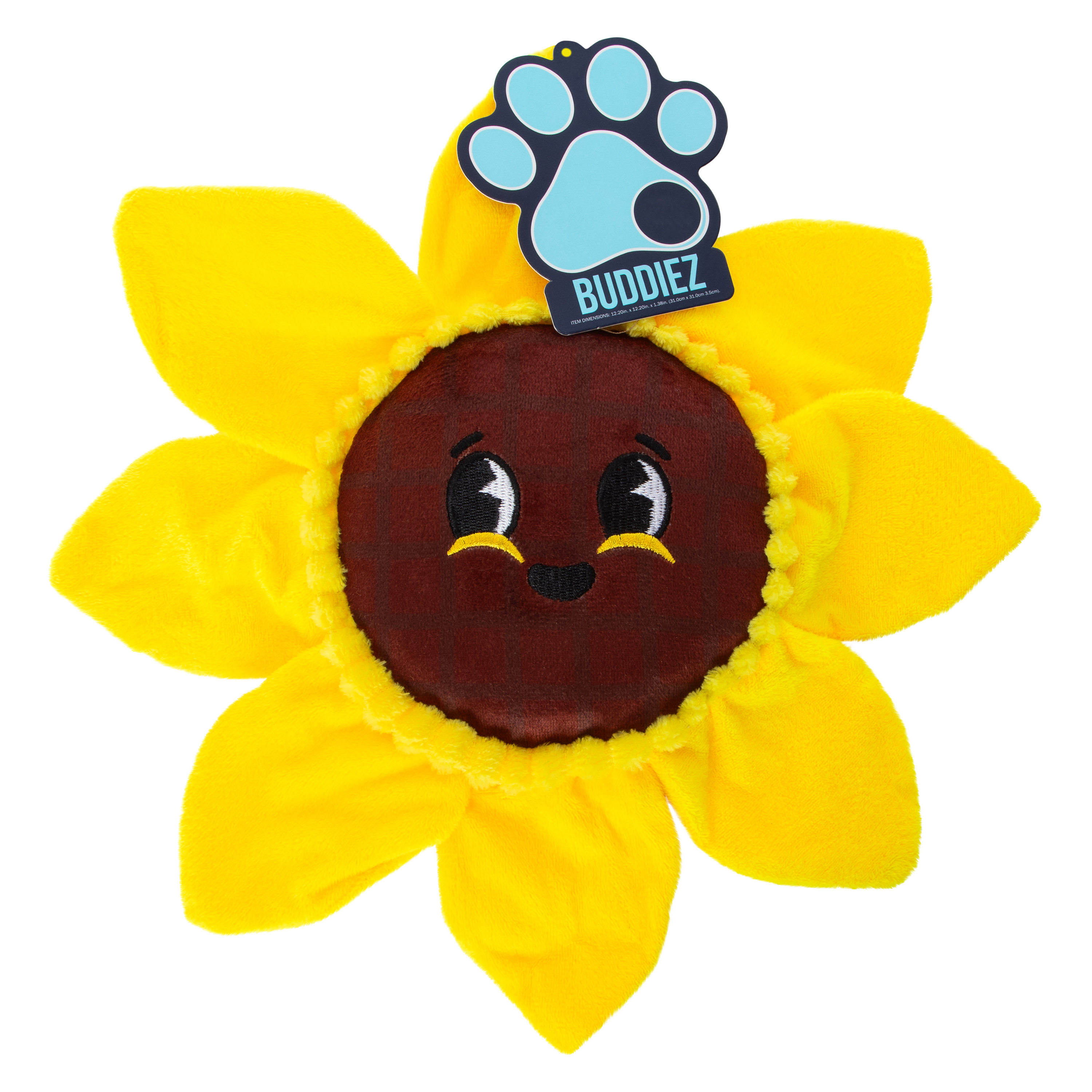 Sunflower Squeaker Plush Dog Toy