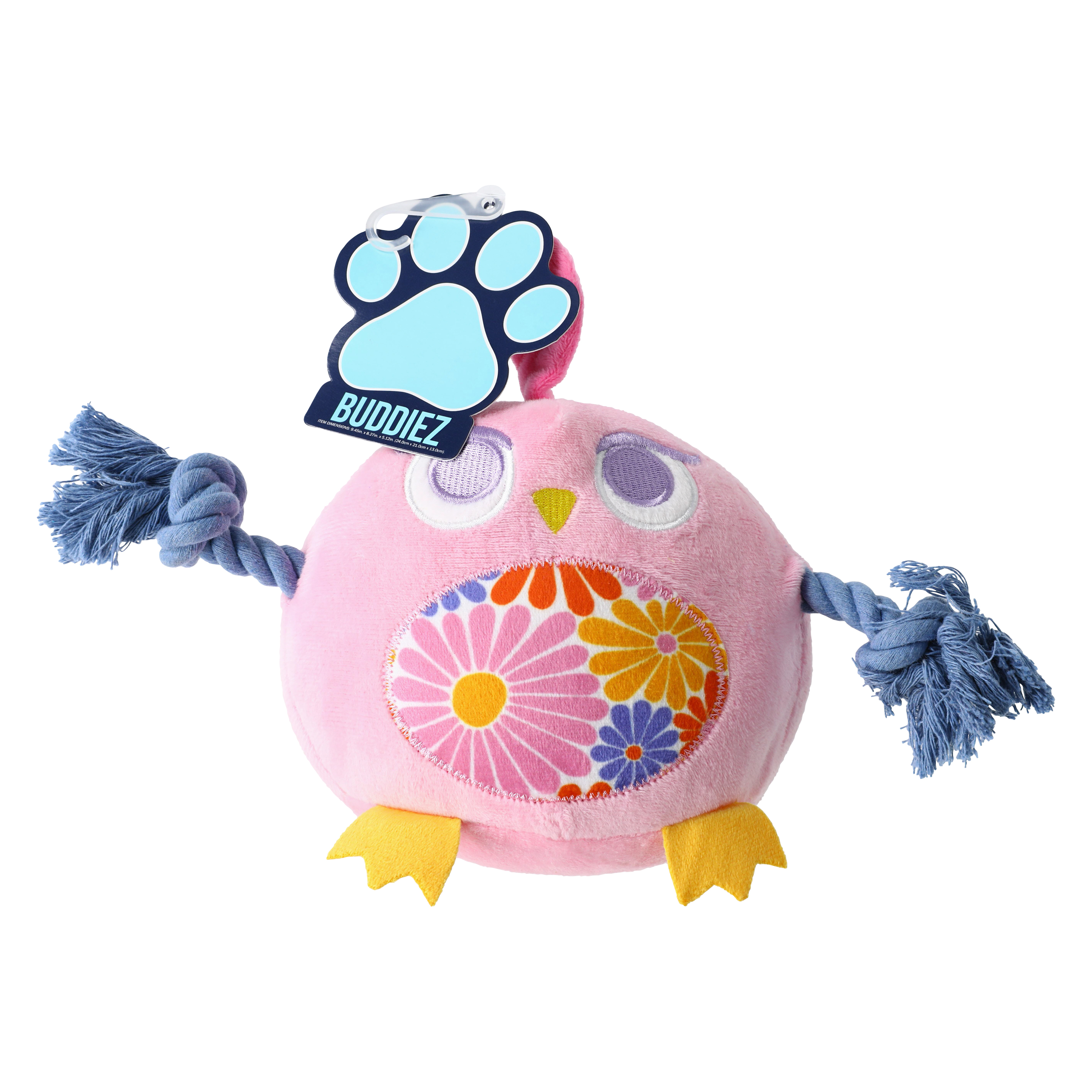 Birdy Rope Plush Dog Toy
