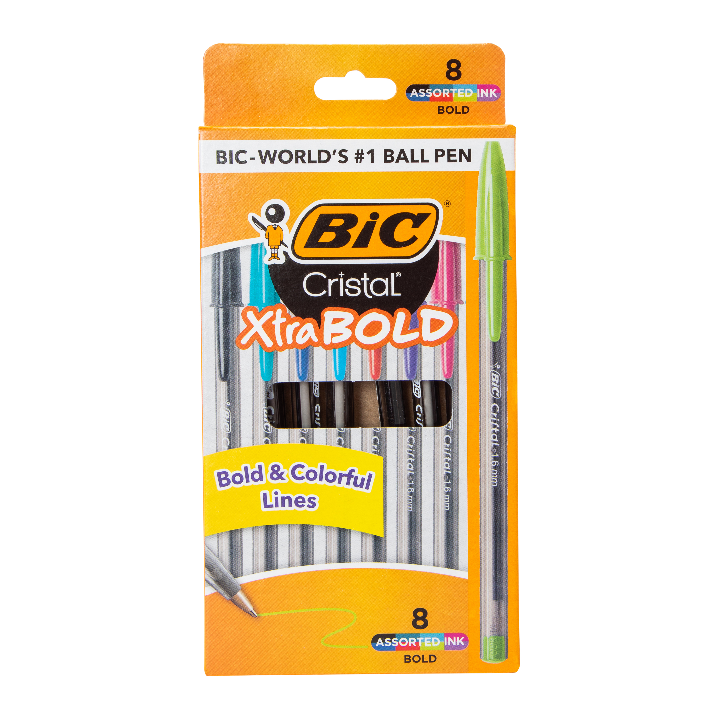 Bic® Cristal® Xtra Bold Ball Pens 8-Count