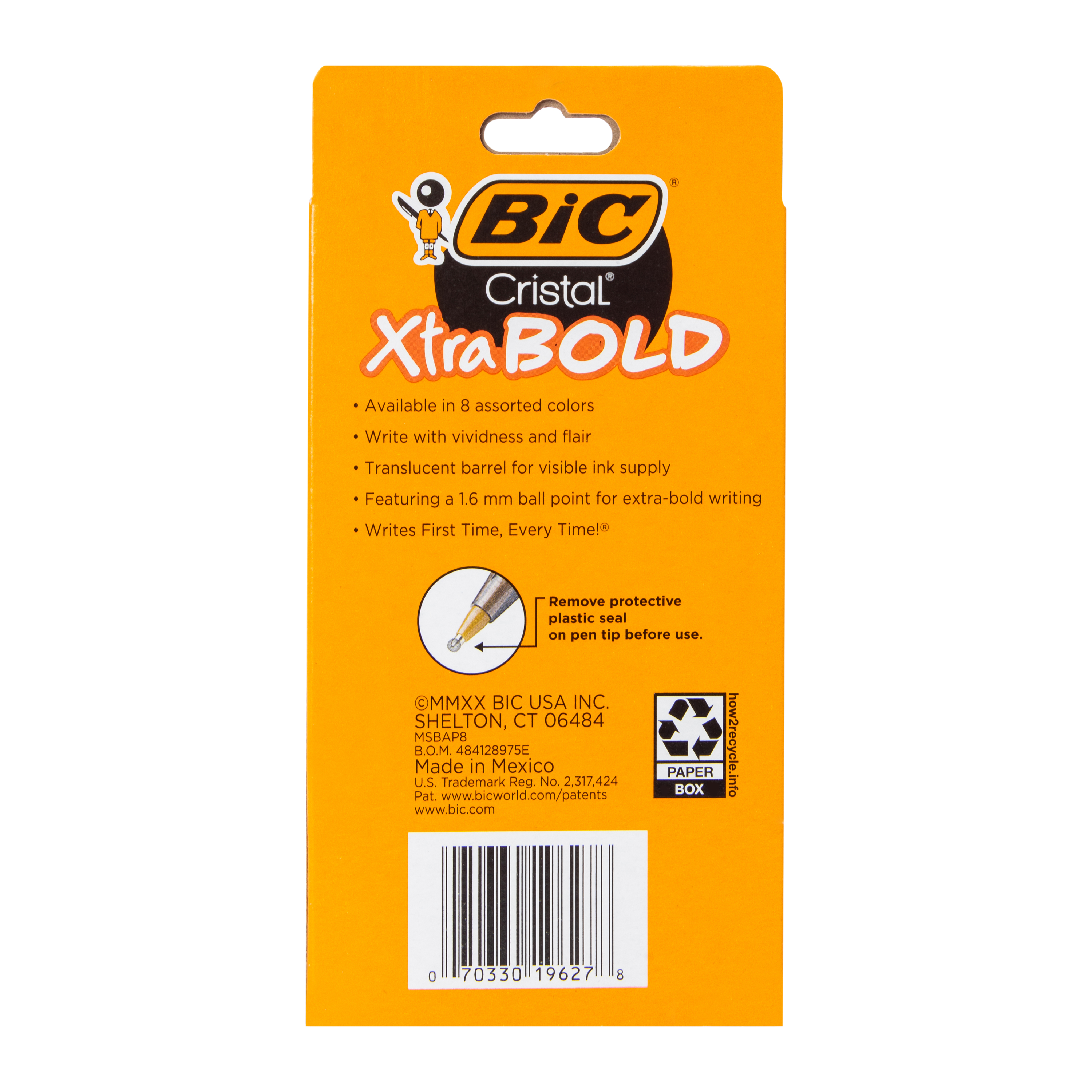 Bic® Cristal® Xtra Bold Ball Pens 8-Count