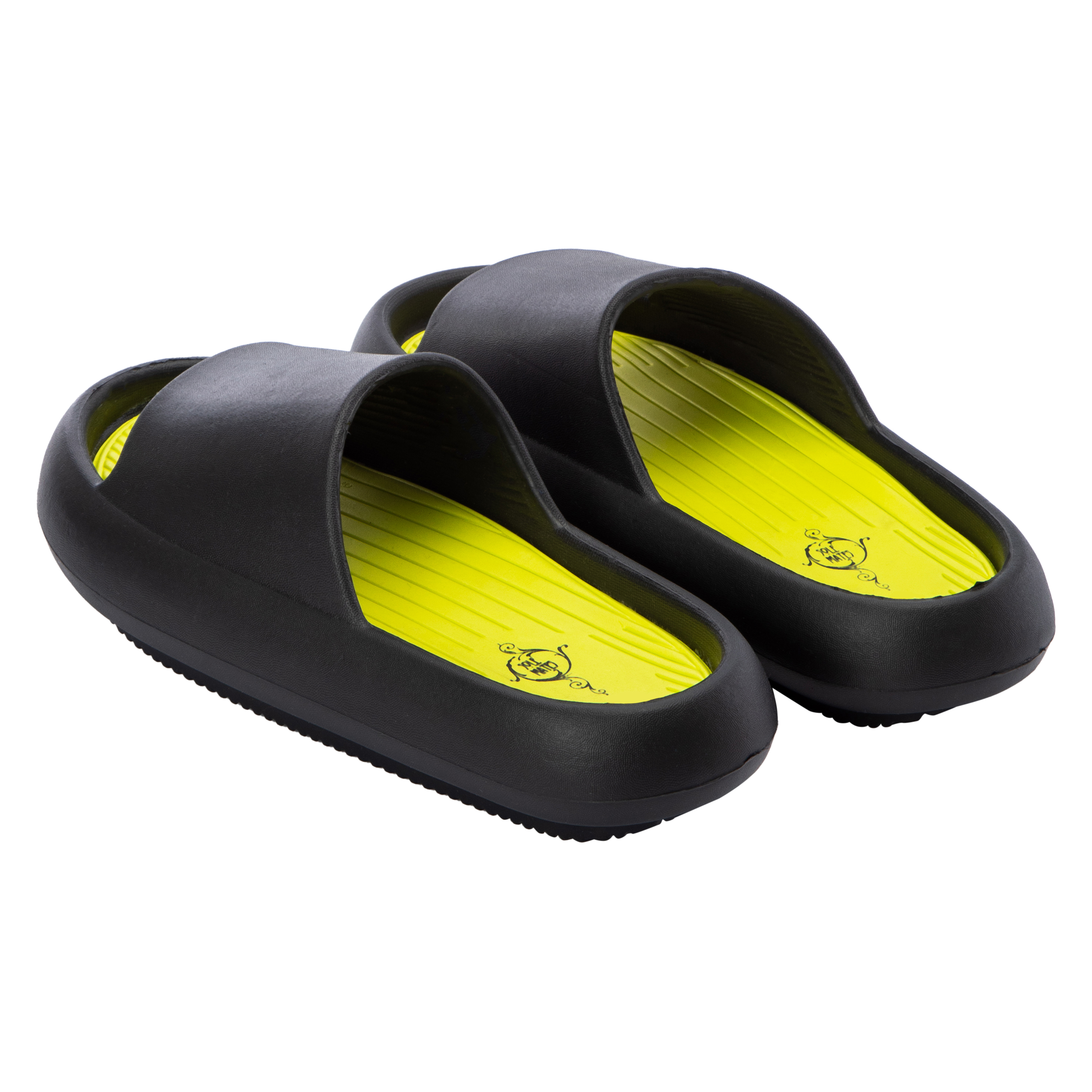 Ladies Wide-Band Slide Sandals