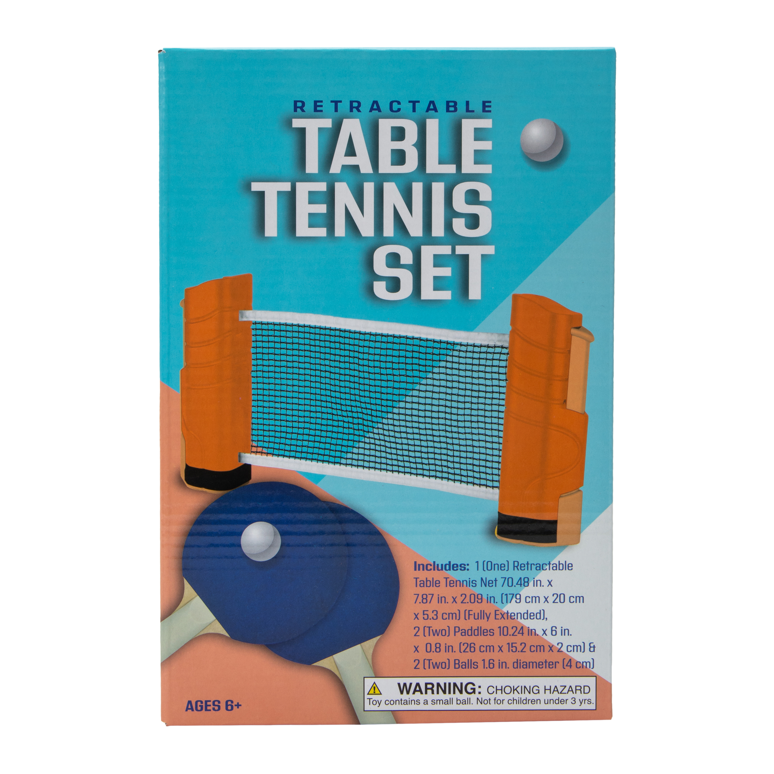 Retractable Table Tennis Set 70.48in x 7.87in