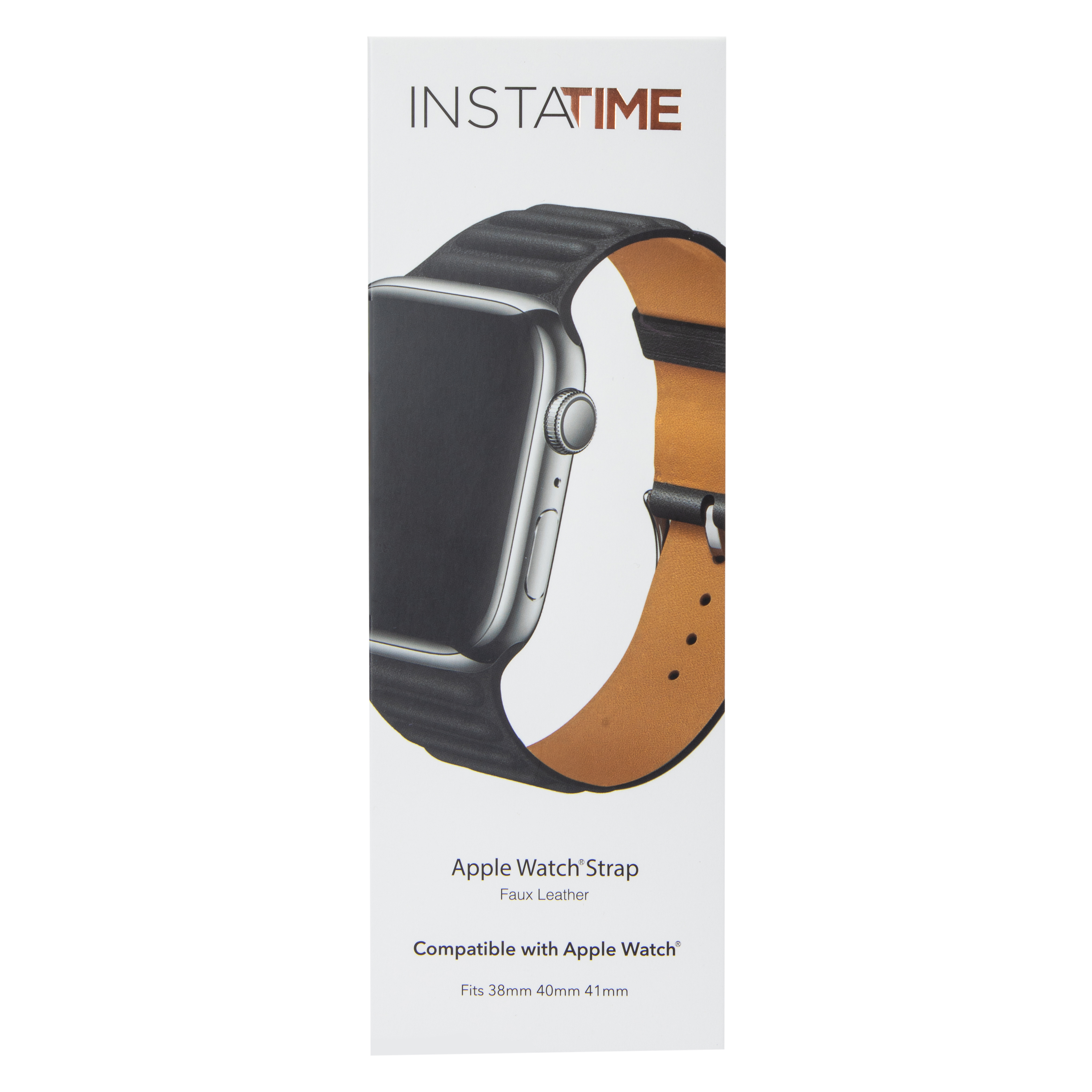 Faux Leather Watch Band For Apple Watch®