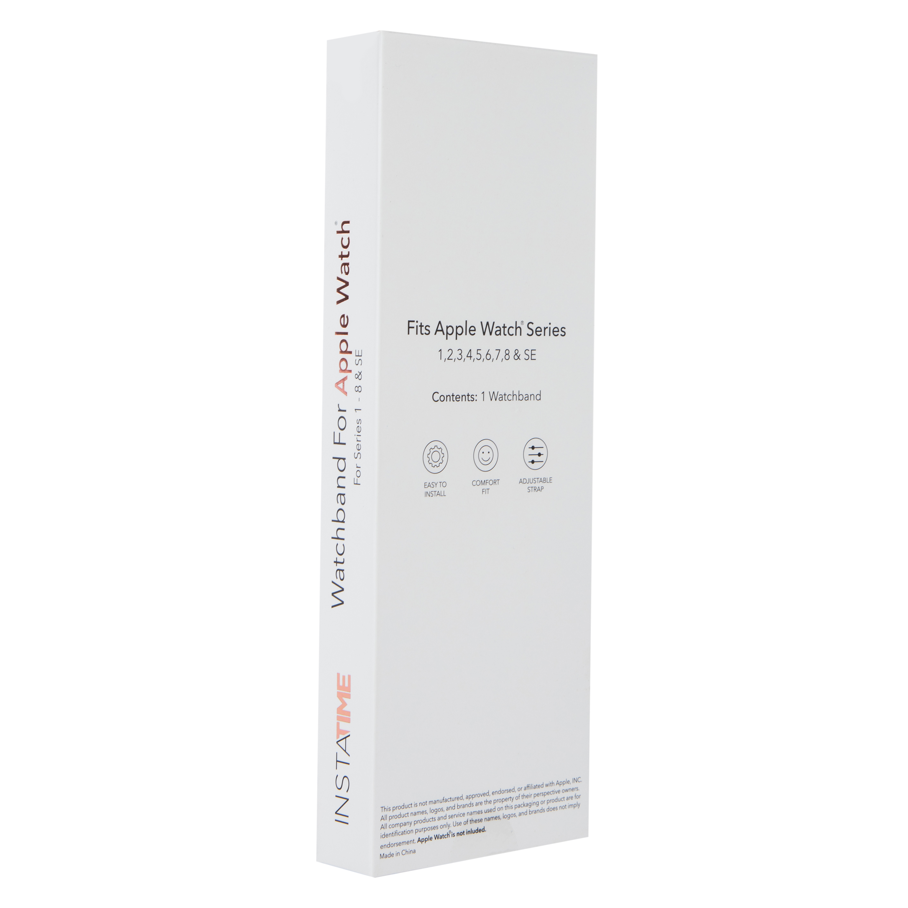 Faux Leather Watch Band For Apple Watch®