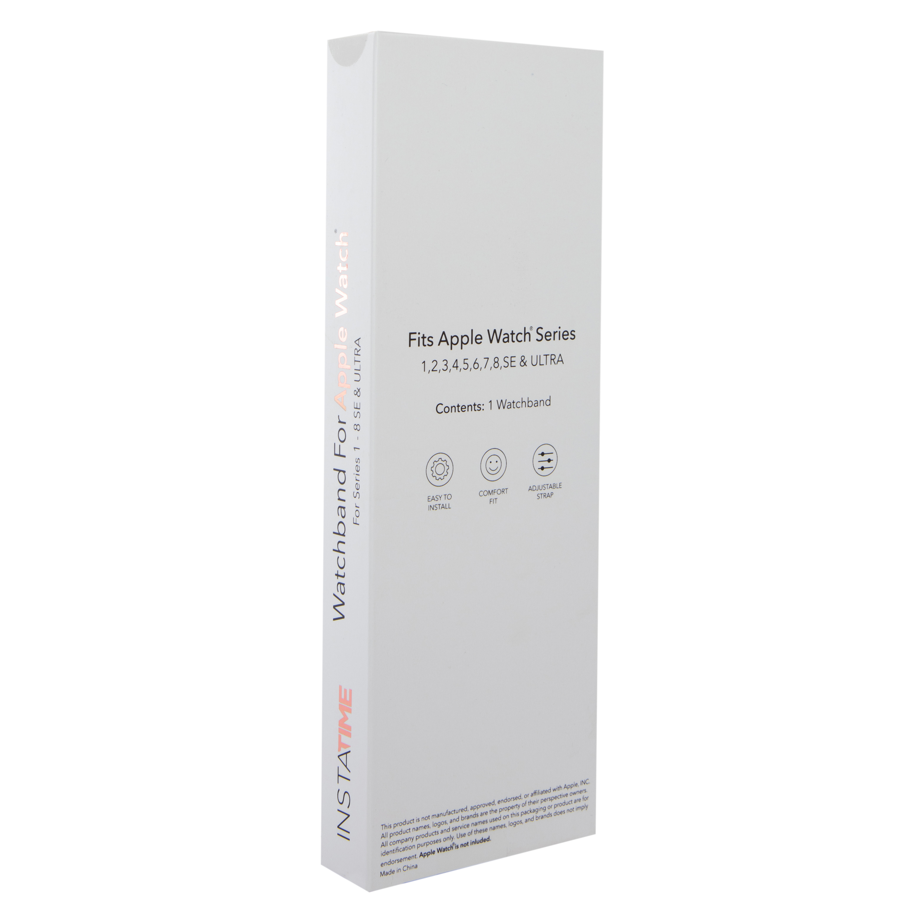 Faux Leather Watch Band For Apple Watch®